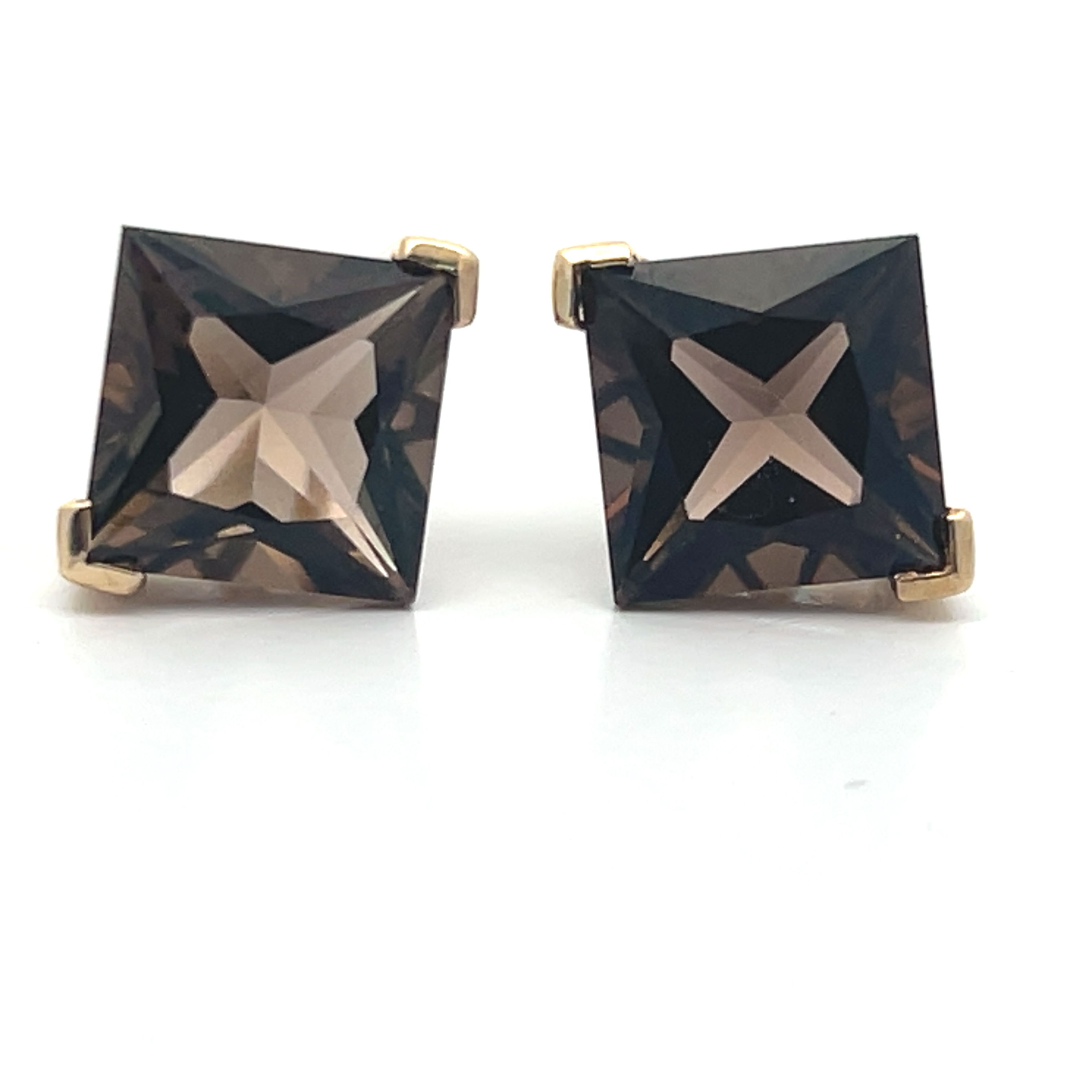 Smokey Topaz Earrings