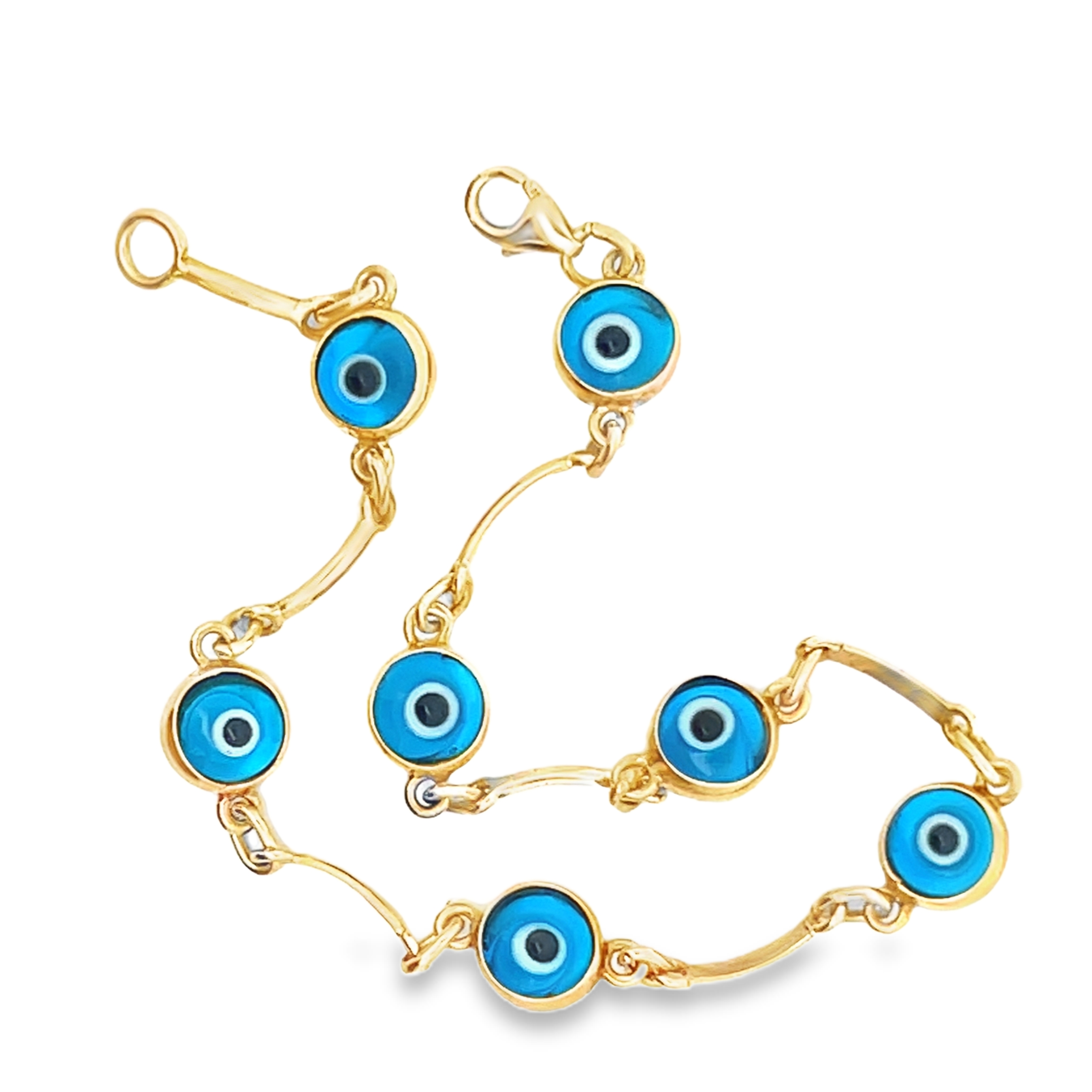 14K Evil Eye Bracelet