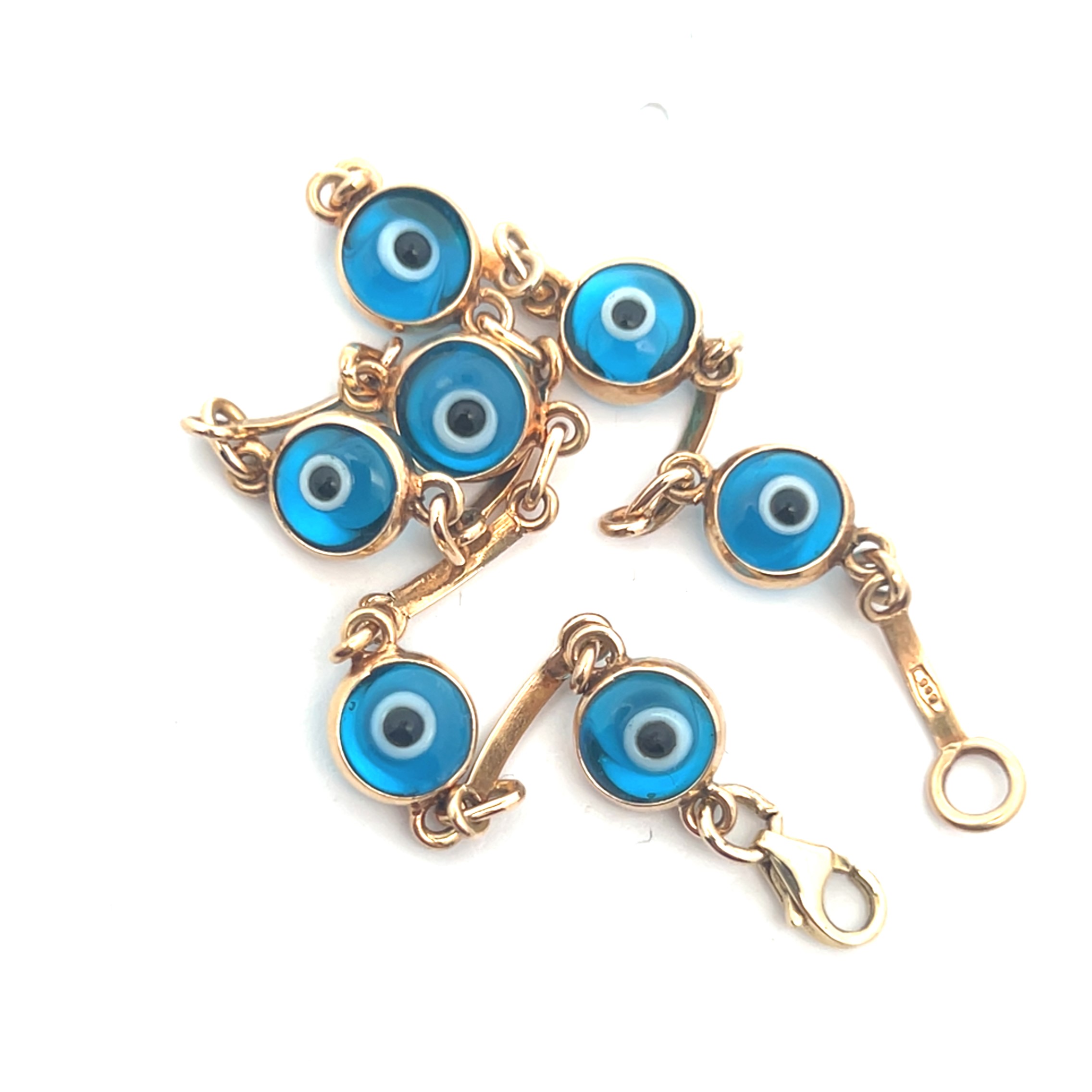 14K Evil Eye Bracelet