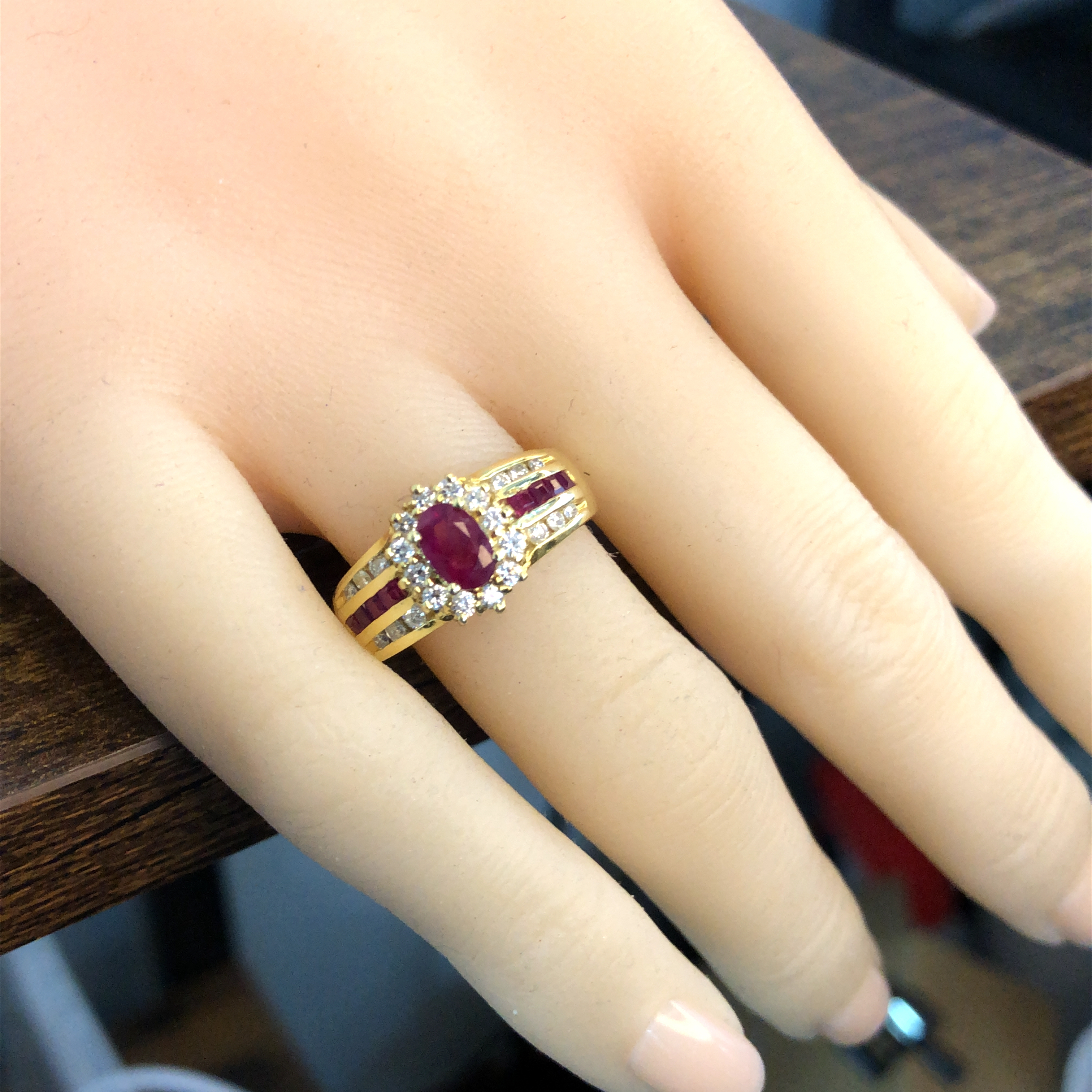 Diamond and Ruby Ring