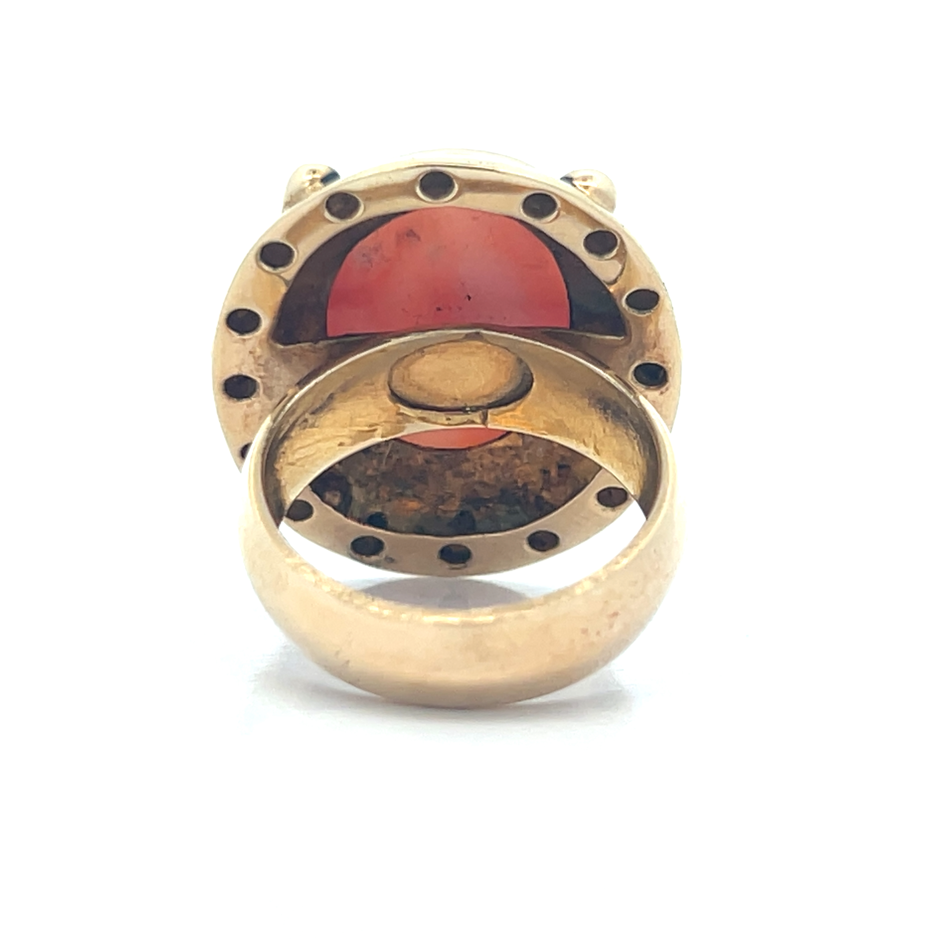Large Angel Skin Coral Ring