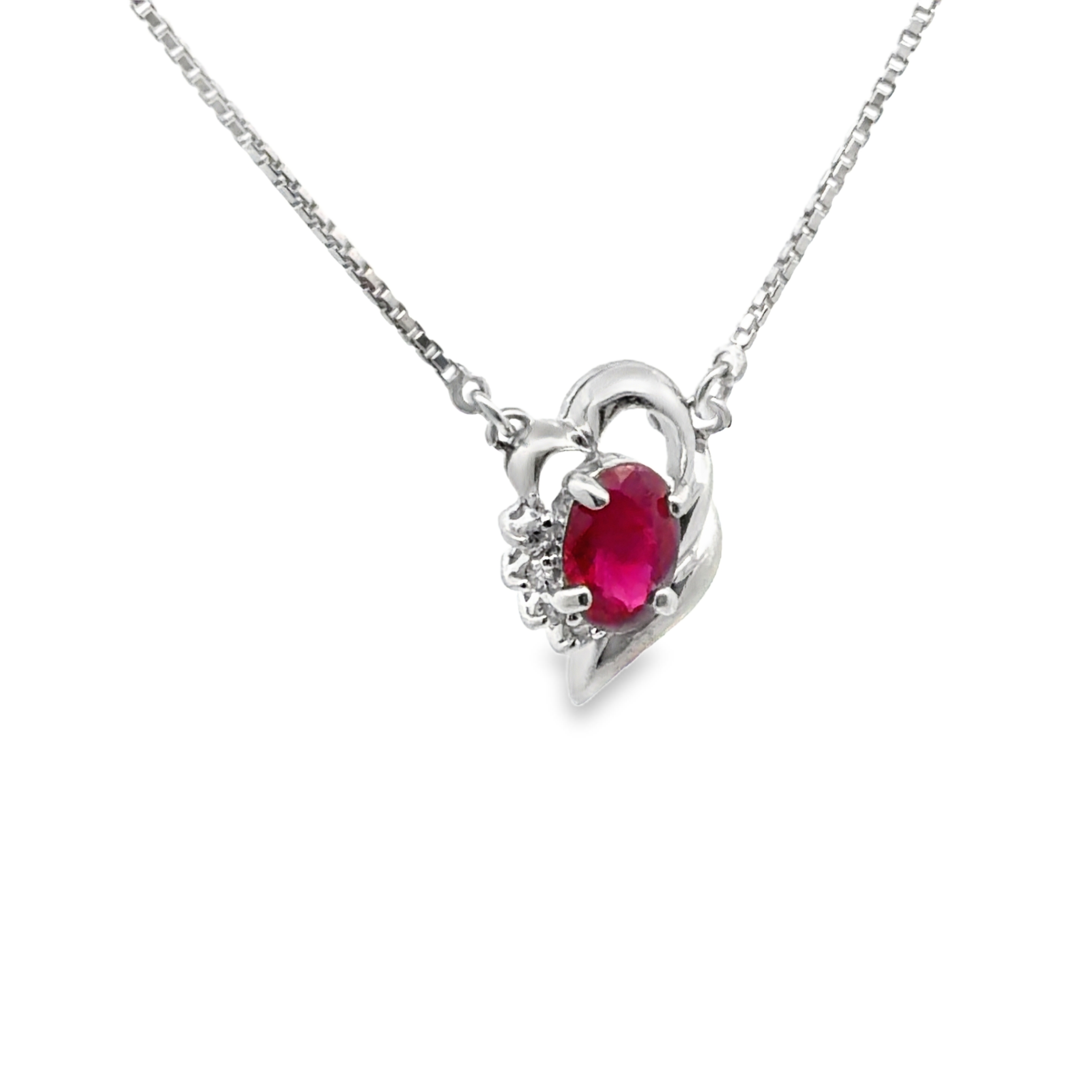 Ruby & Diamond Pendant