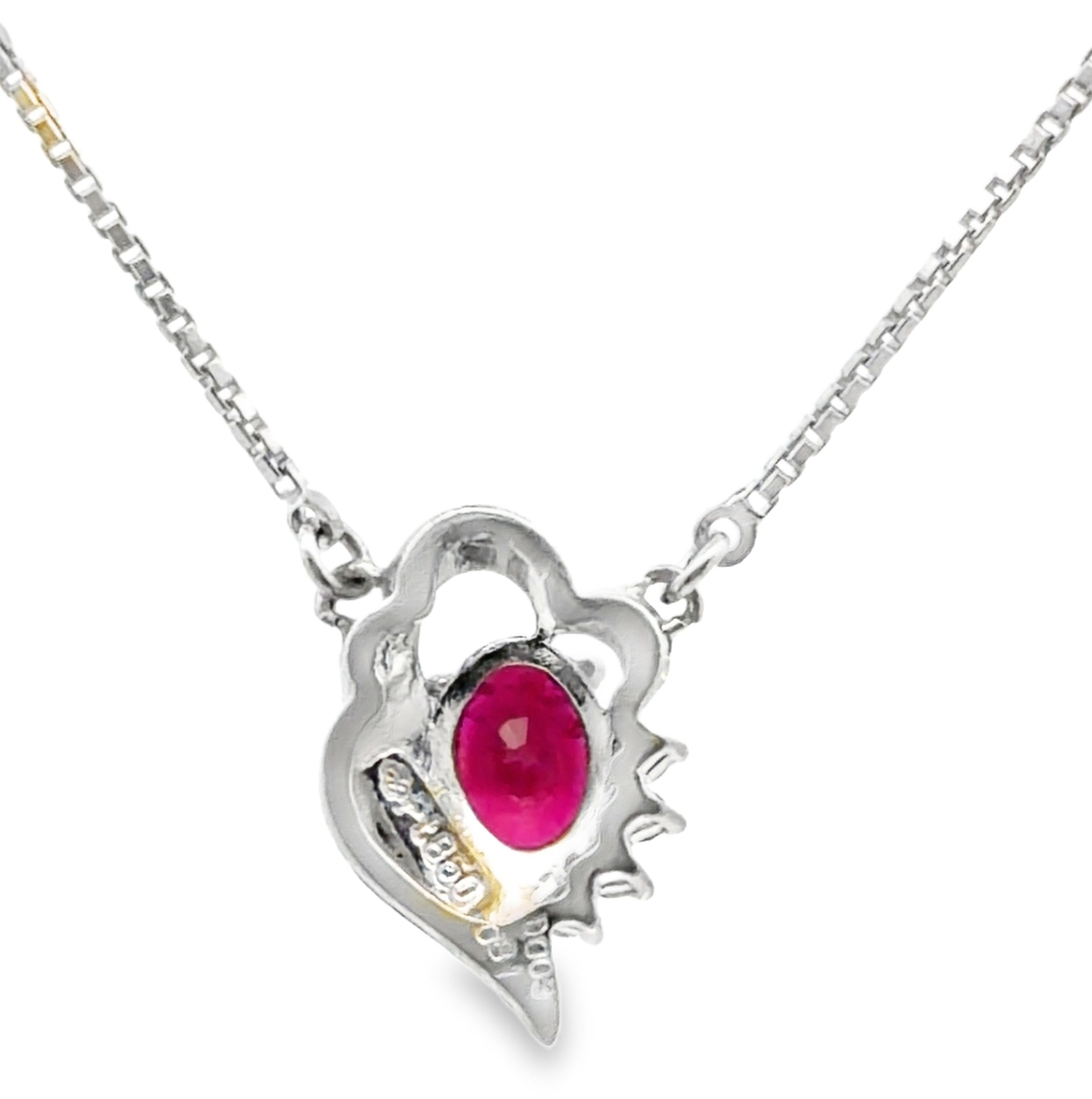 Ruby & Diamond Pendant