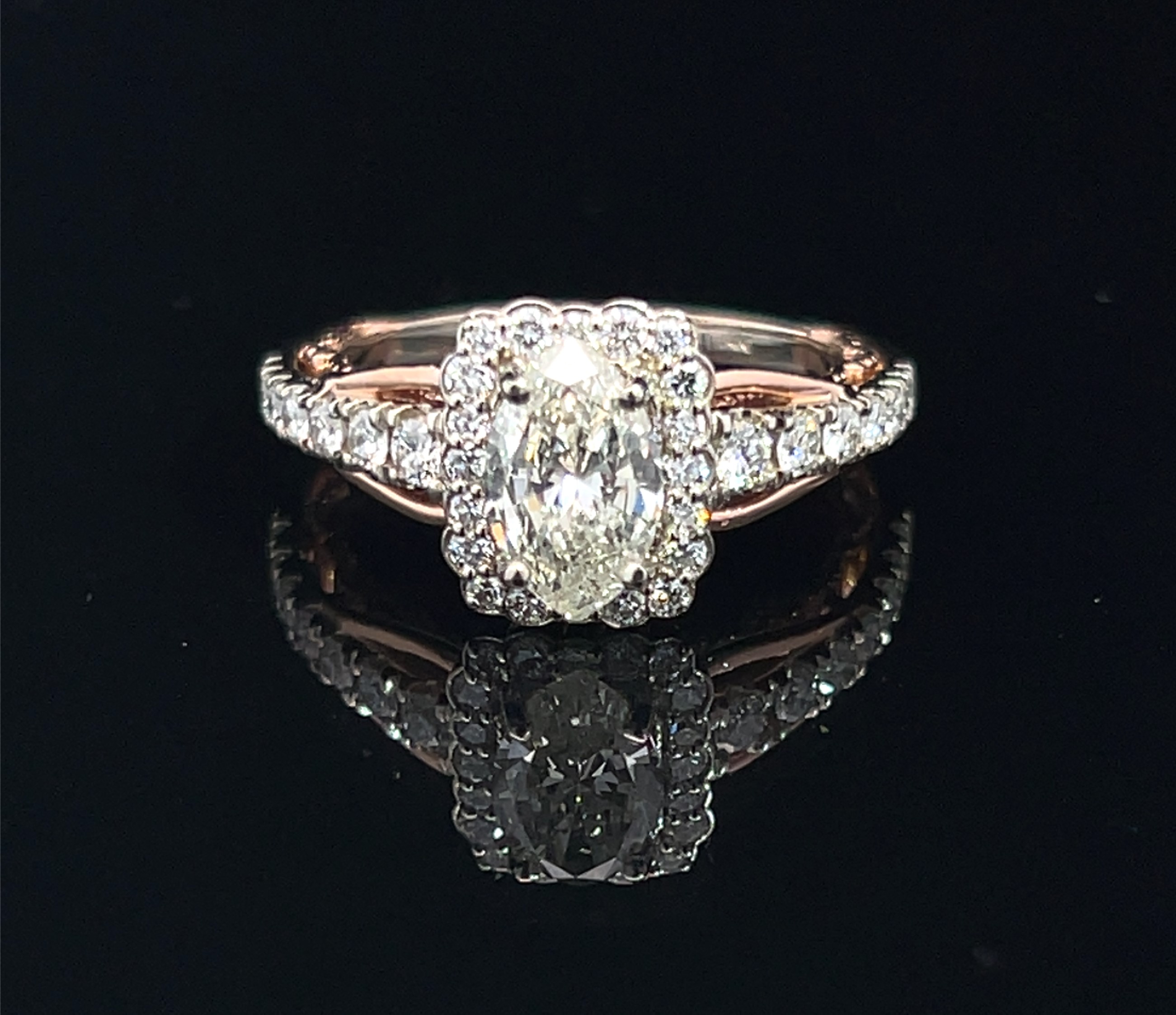 Fancy Natural Diamond Engagement Ring