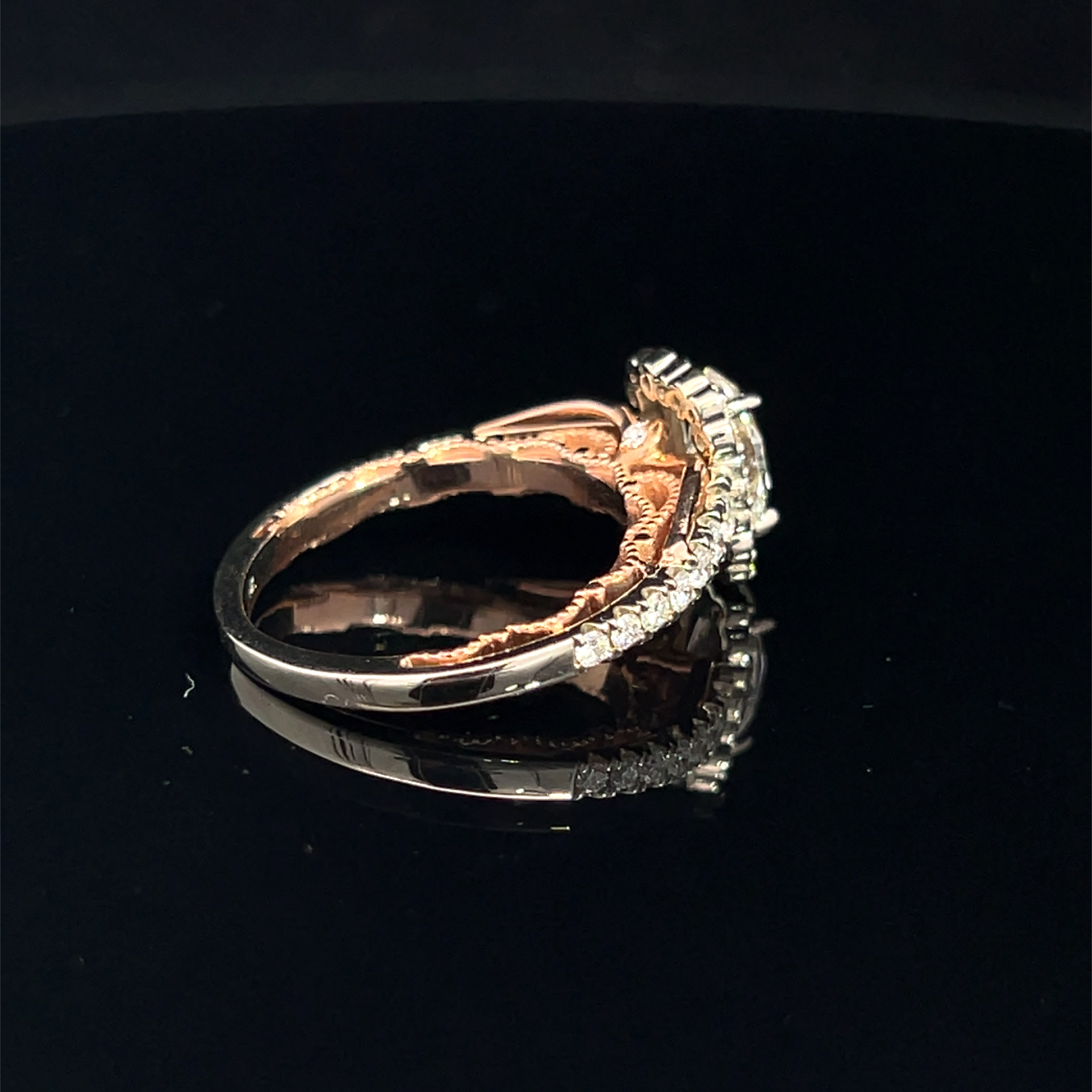 Fancy Natural Diamond Engagement Ring
