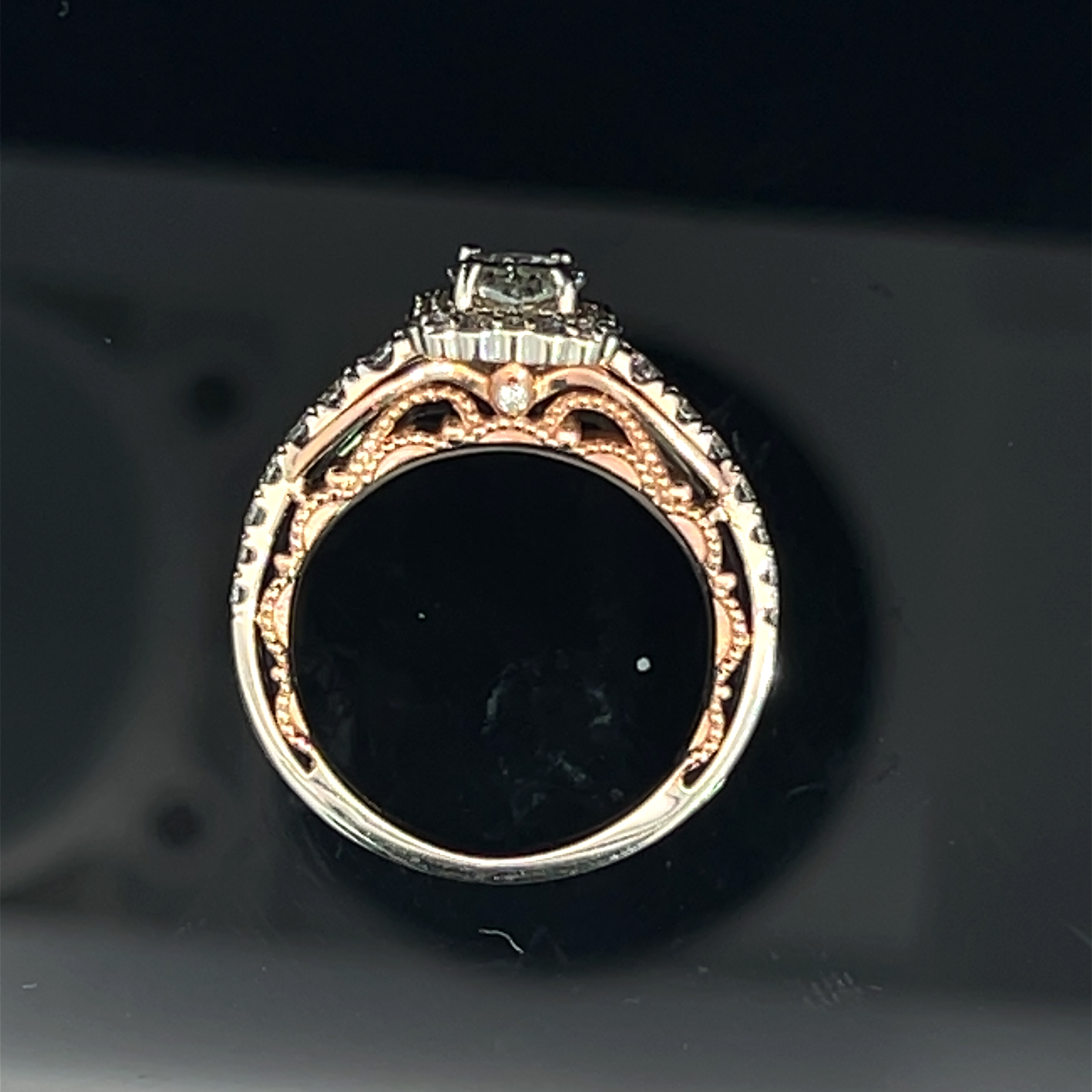 Fancy Natural Diamond Engagement Ring