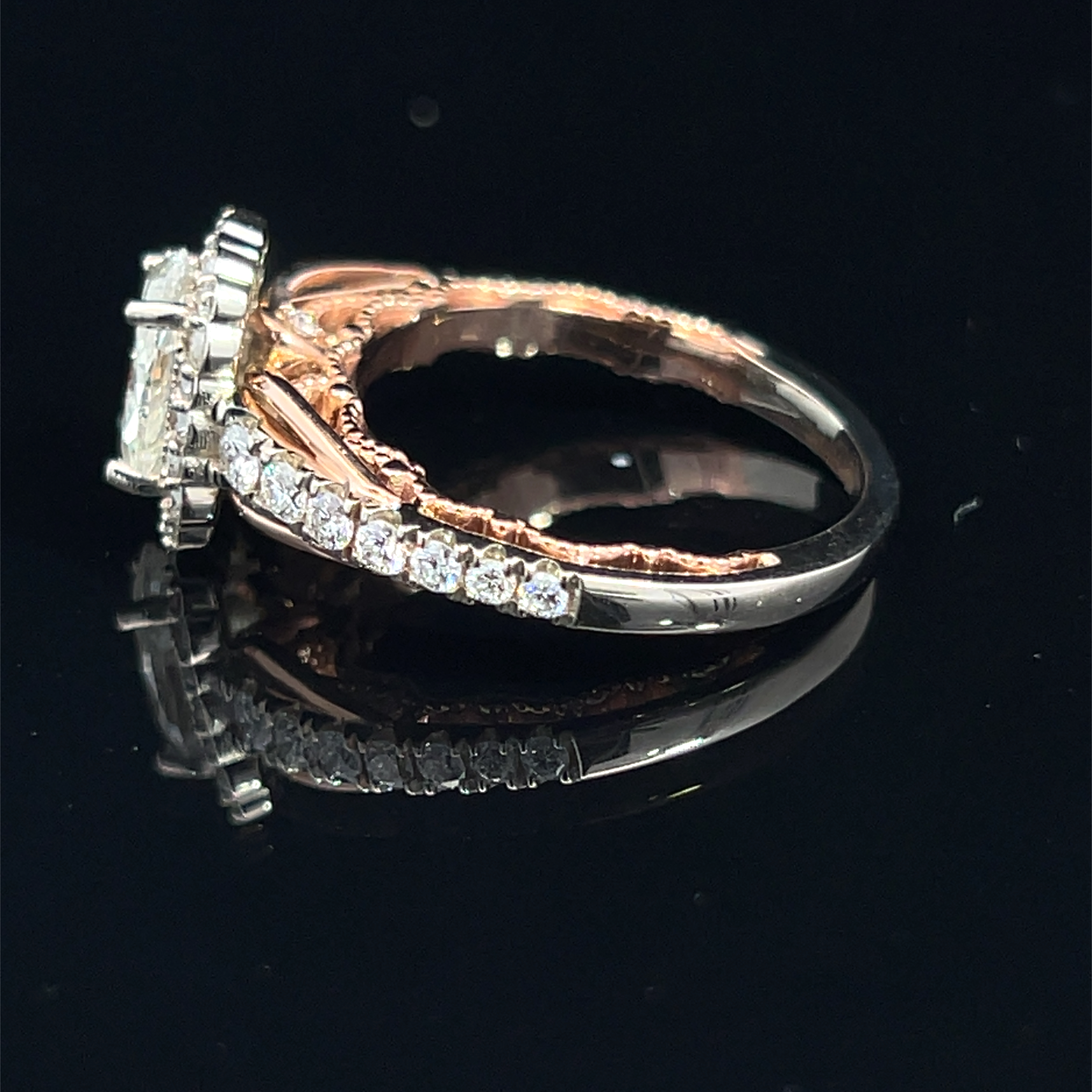 Fancy Natural Diamond Engagement Ring