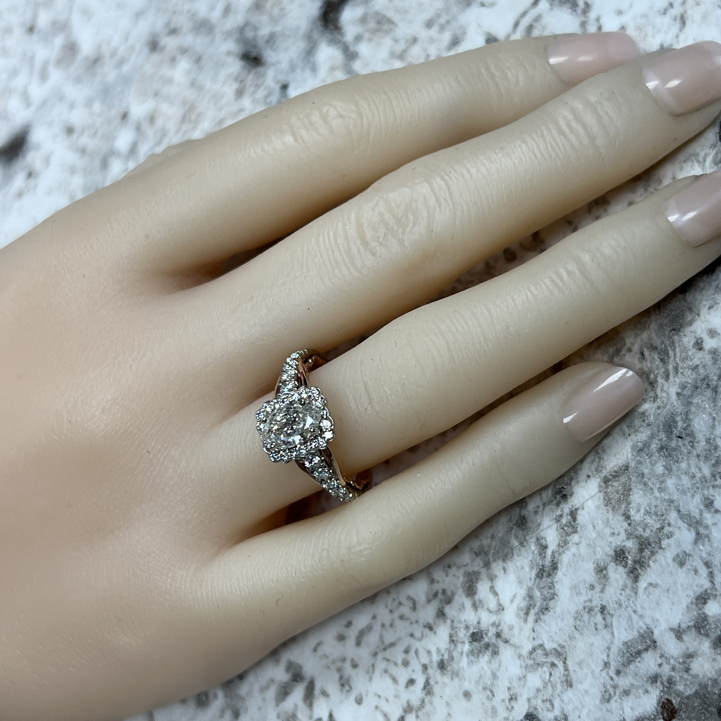 Fancy Natural Diamond Engagement Ring