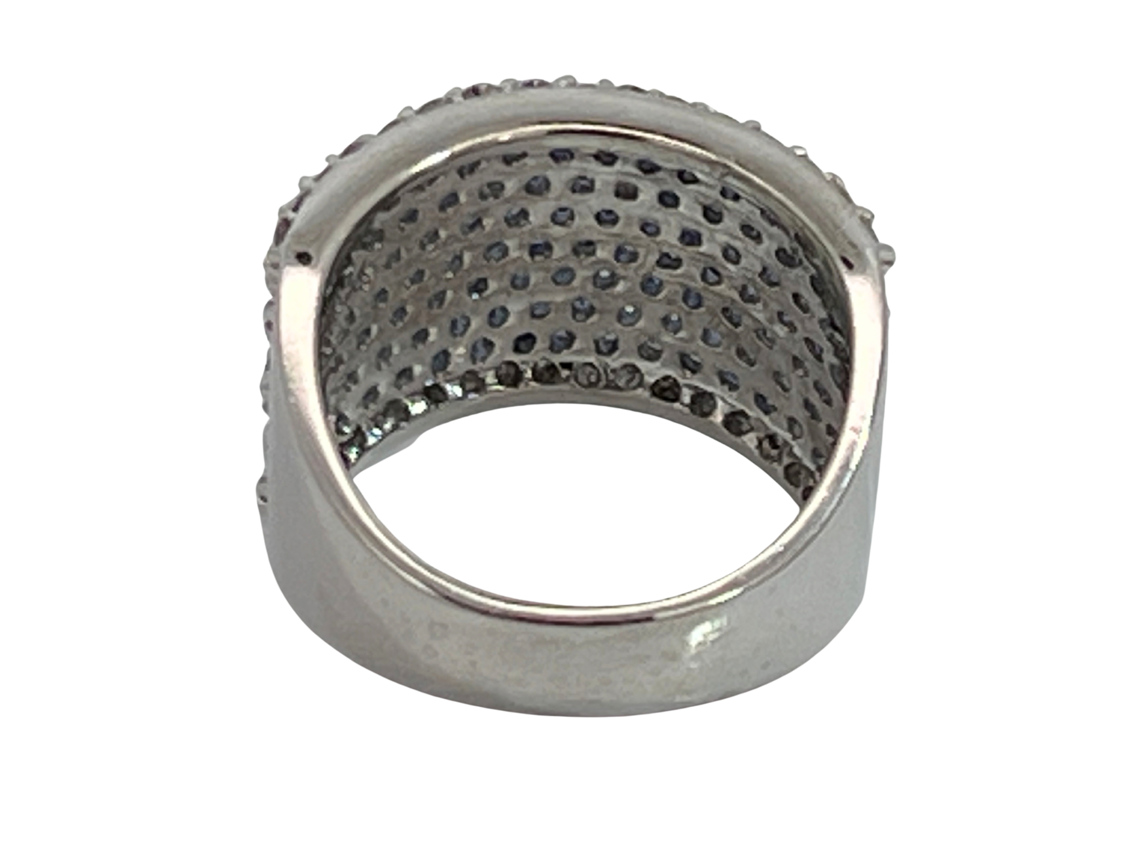 EFFY Natural Sapphire & Diamond Wide Band Ring