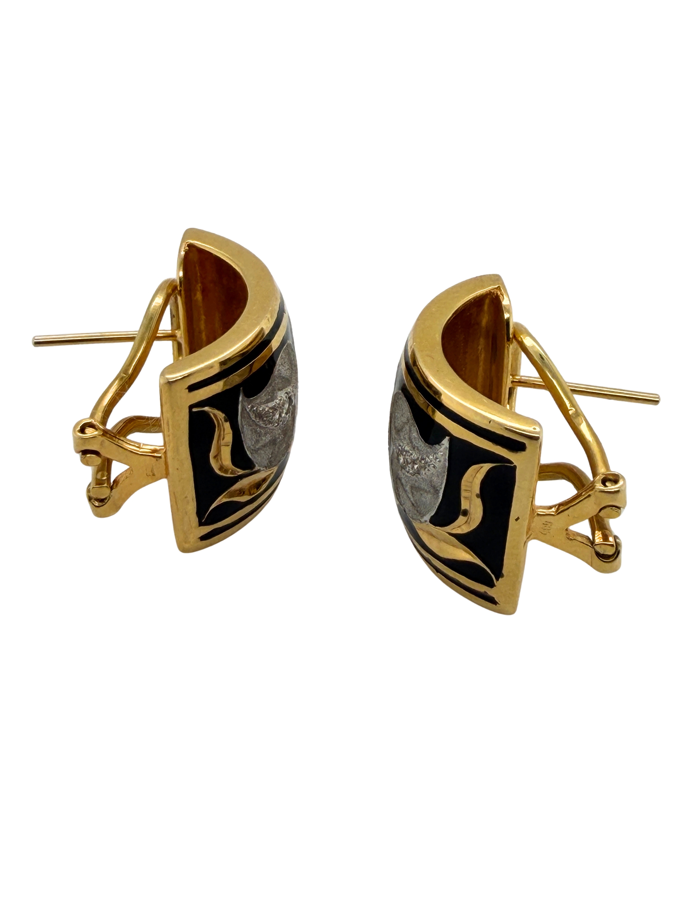 Wyland Art to Wear Collection 14K Calla Lily Earrings