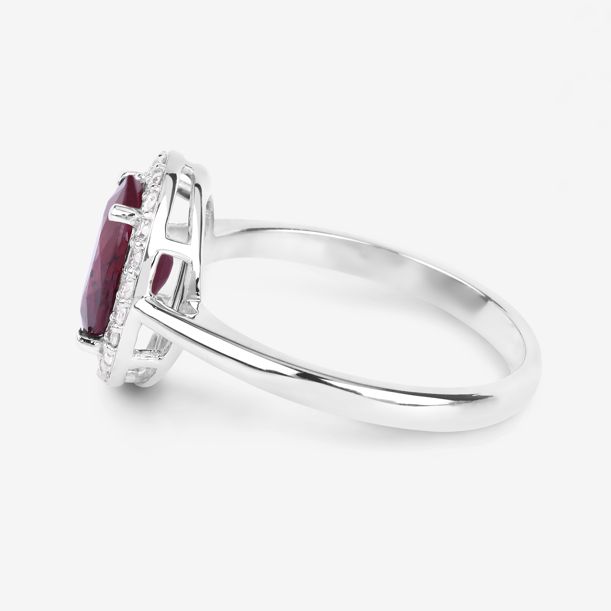 Natural Ruby and Diamond Ring