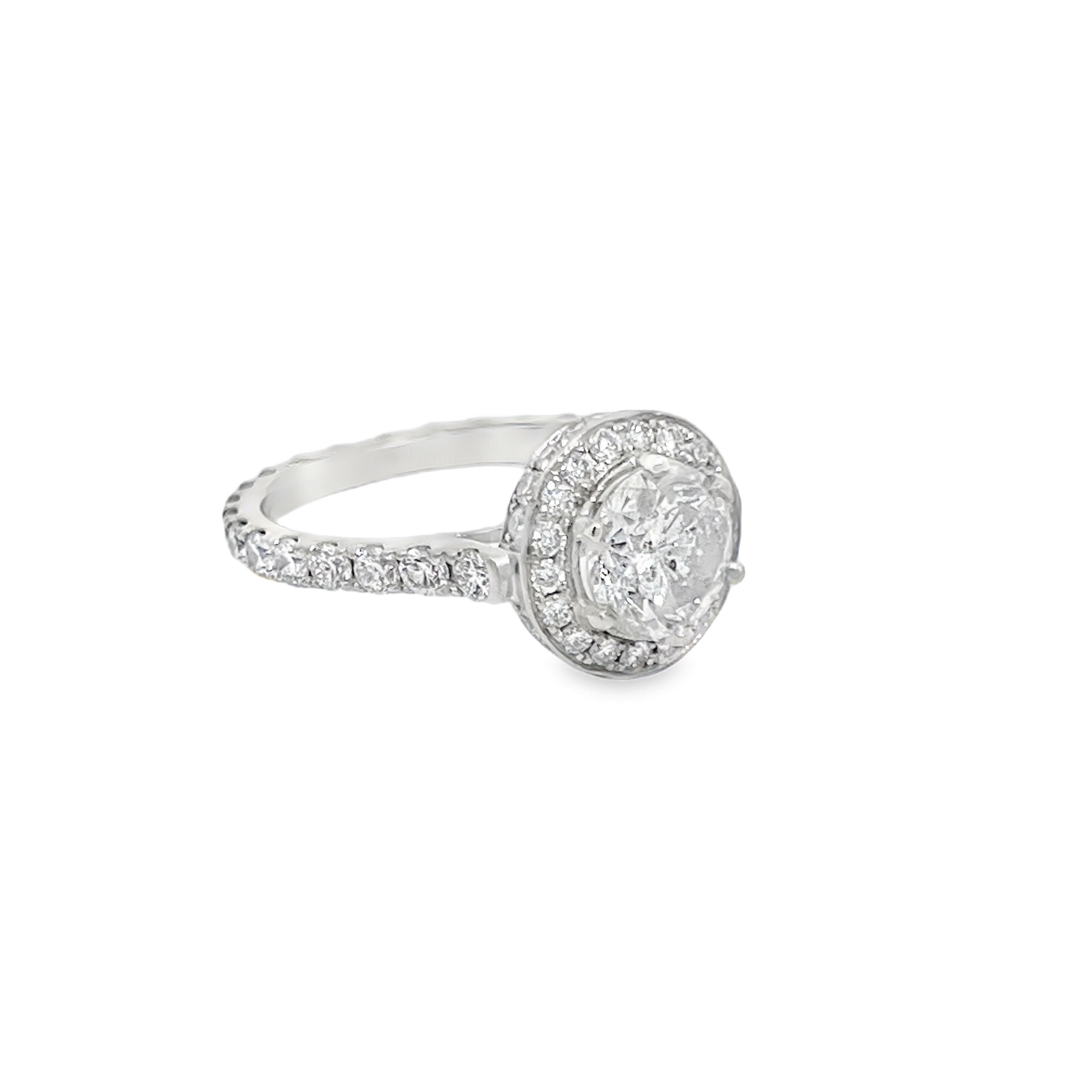 Natural Diamond Eternity Engagement Ring
