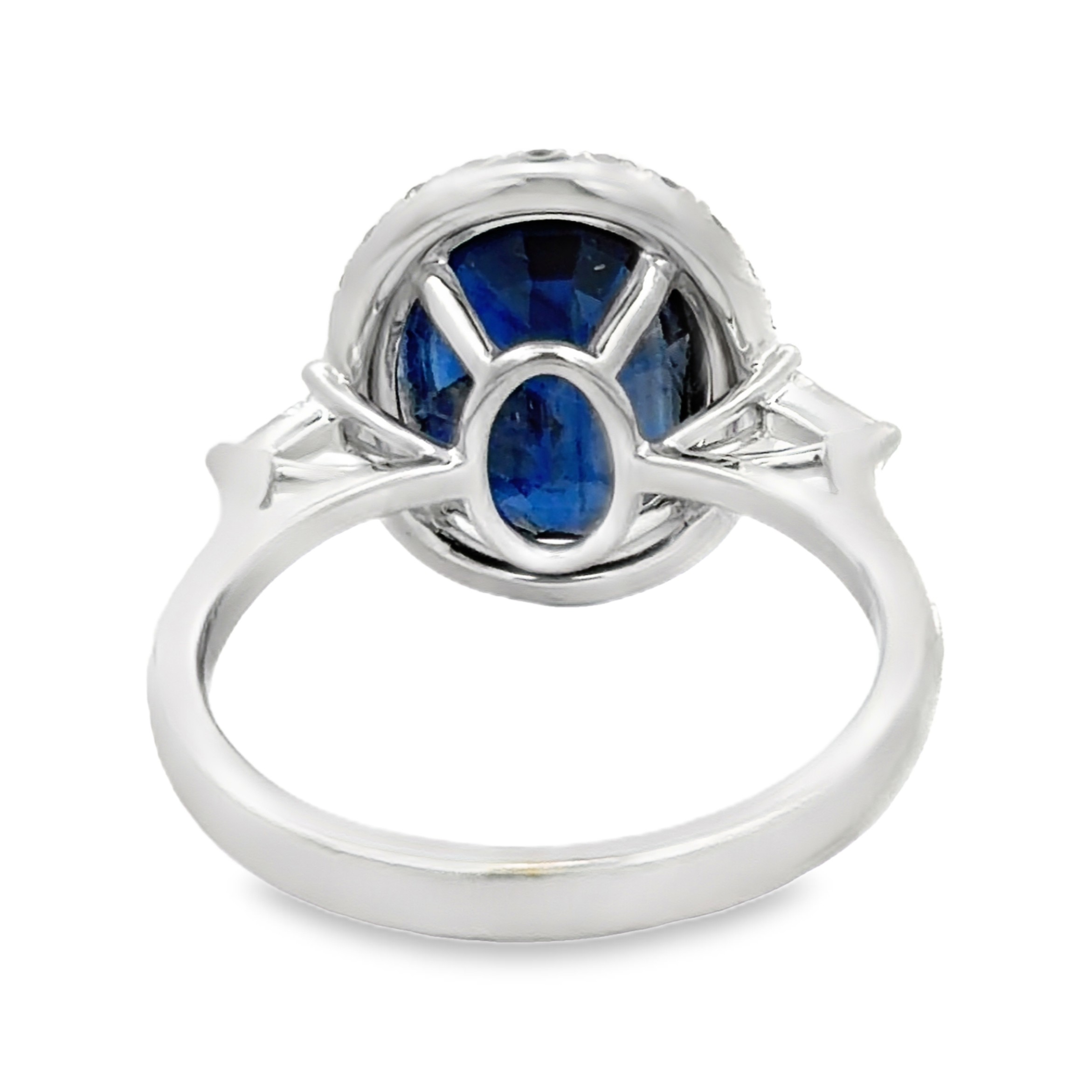 4.7 Ct Kyanite and Diamond Ring