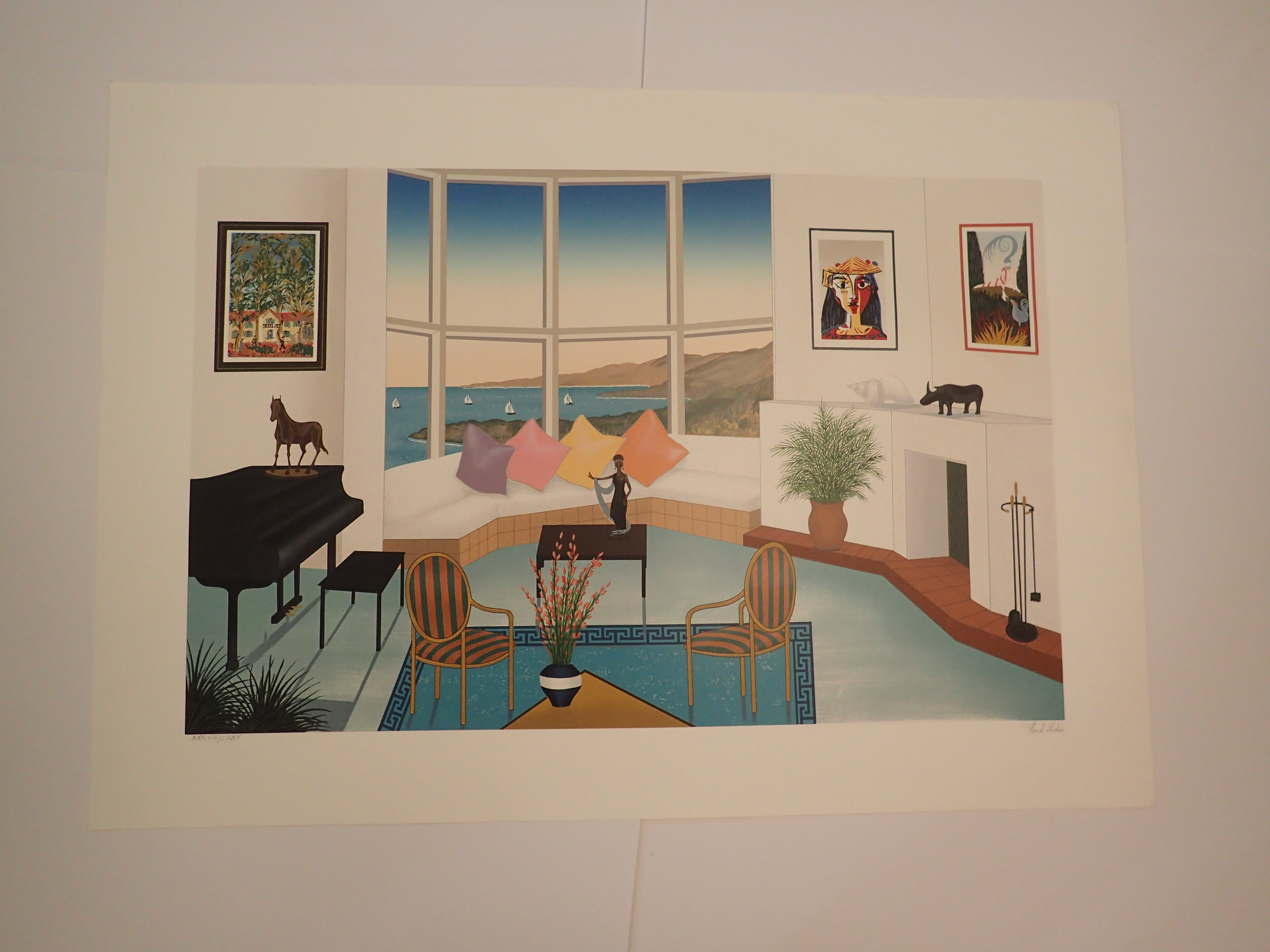 Fanch Ledan Serigraph on Paper Signed