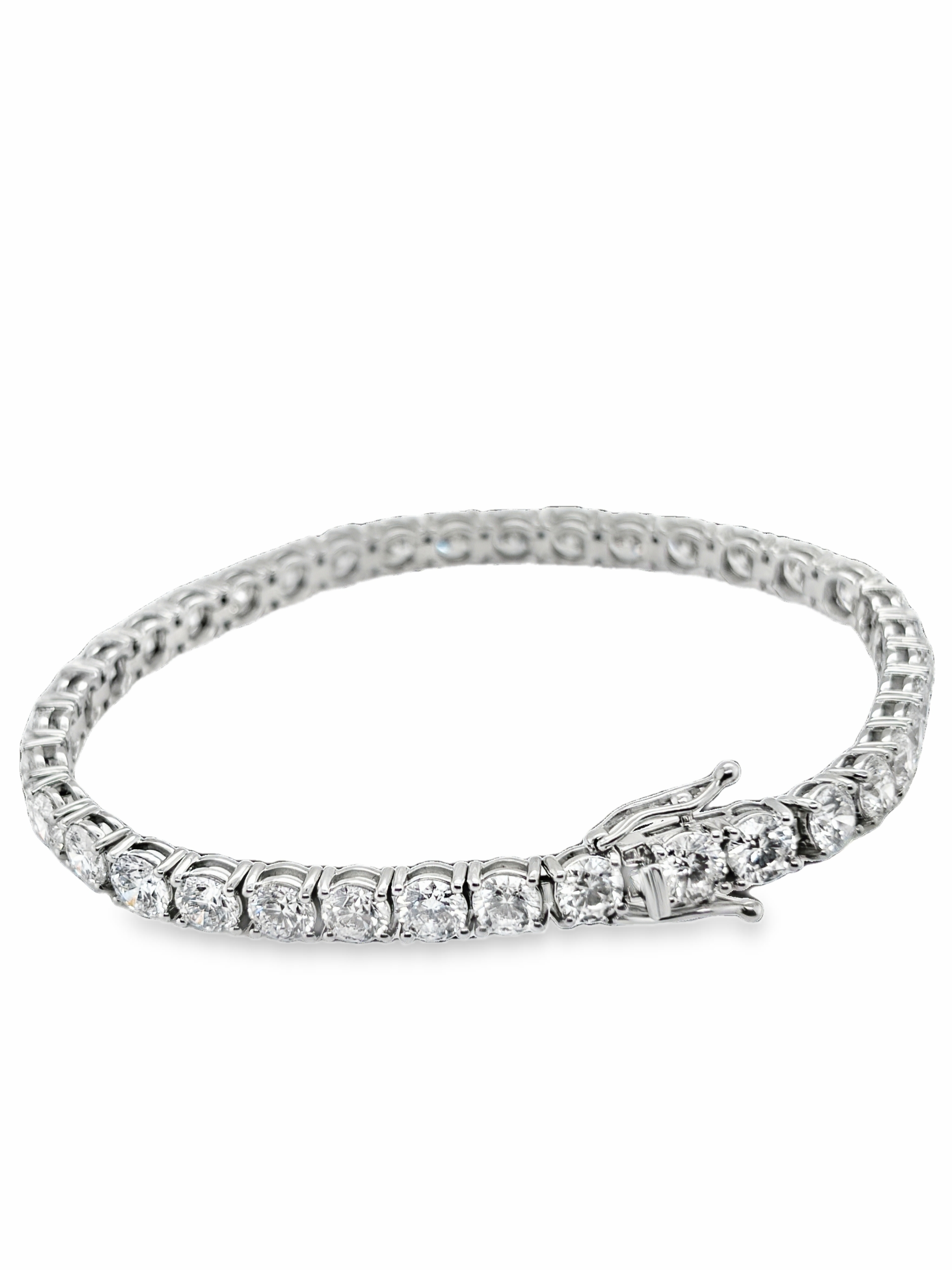 11.75 CTW Lab Created Diamond Tennis Bracelet