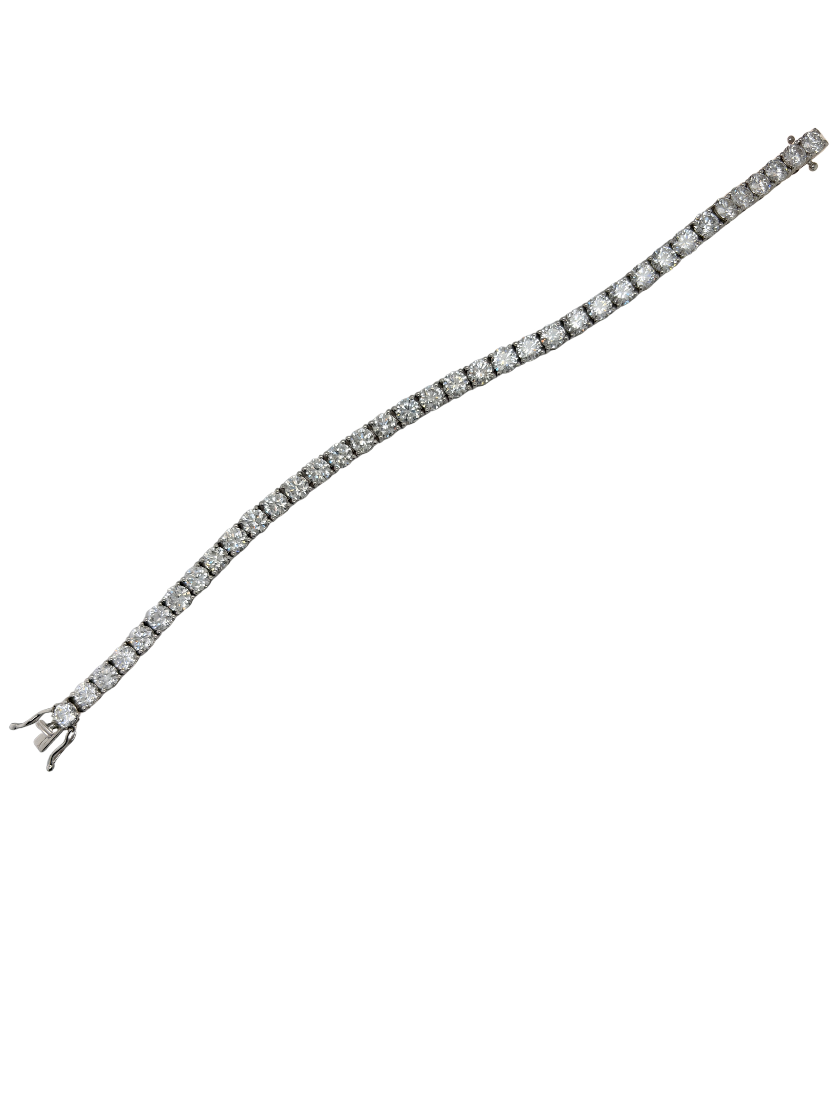 11.75 CTW Lab Created Diamond Tennis Bracelet