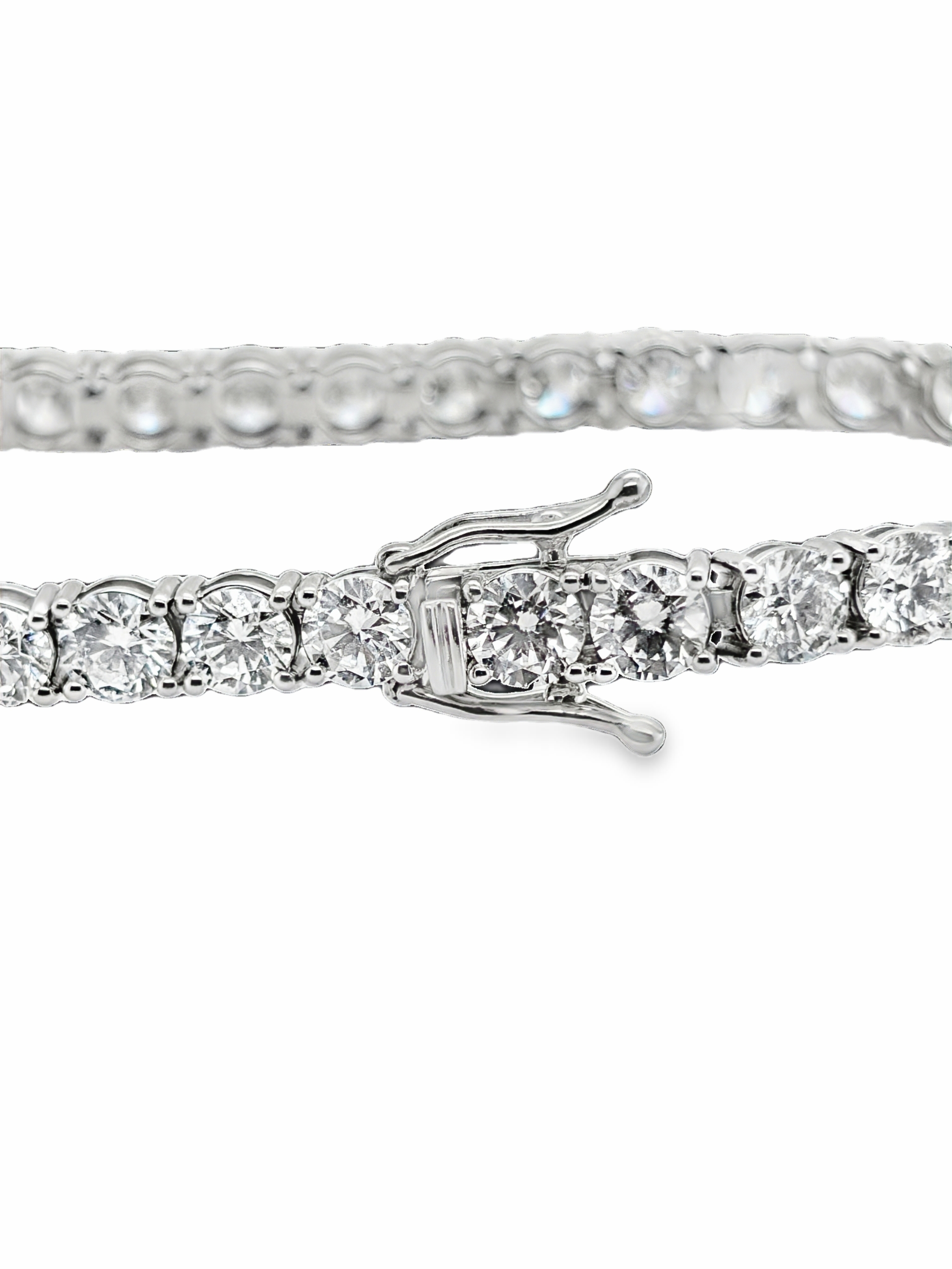 11.75 CTW Lab Created Diamond Tennis Bracelet