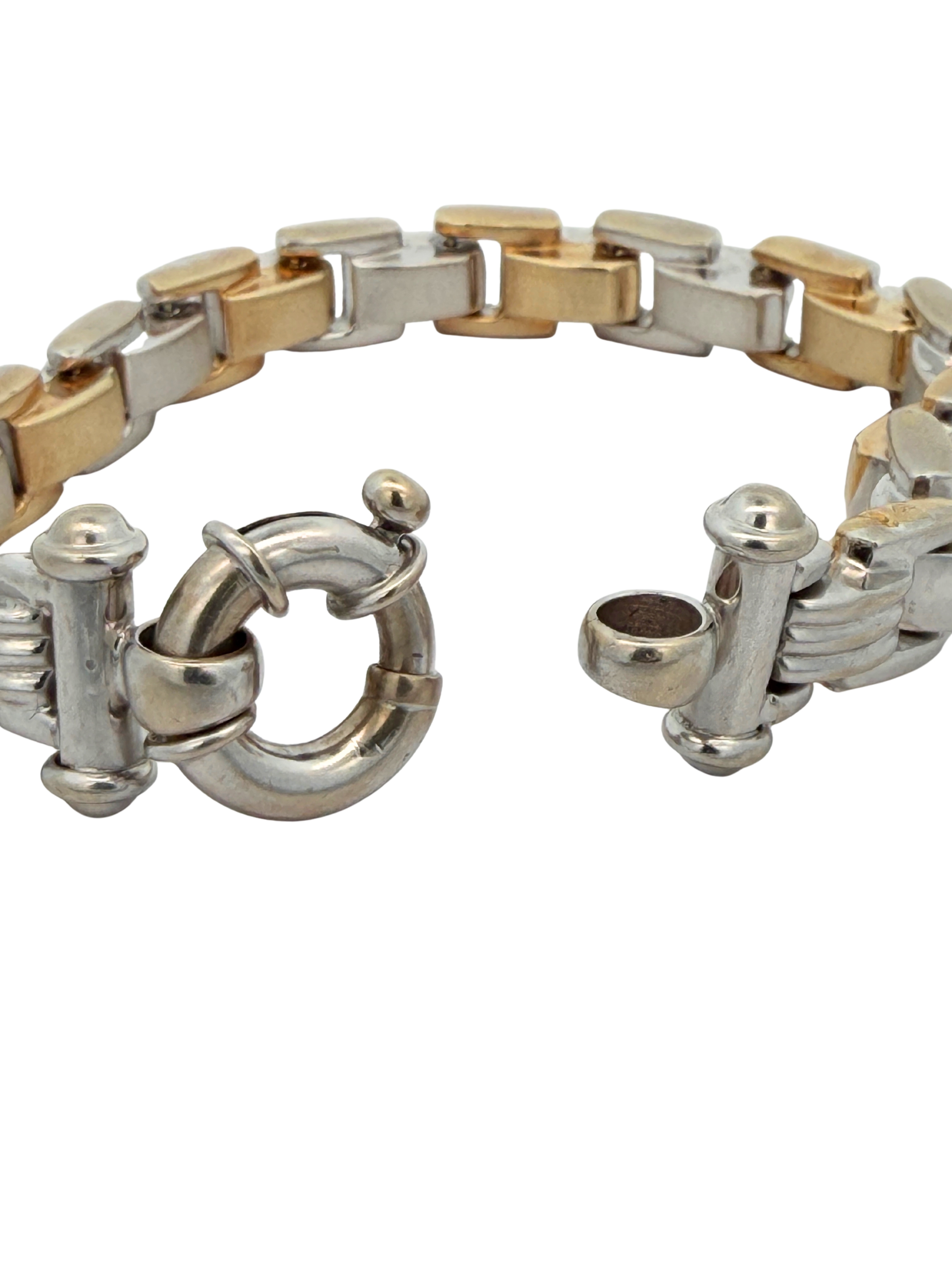 14K Reversible Italian Bracelet