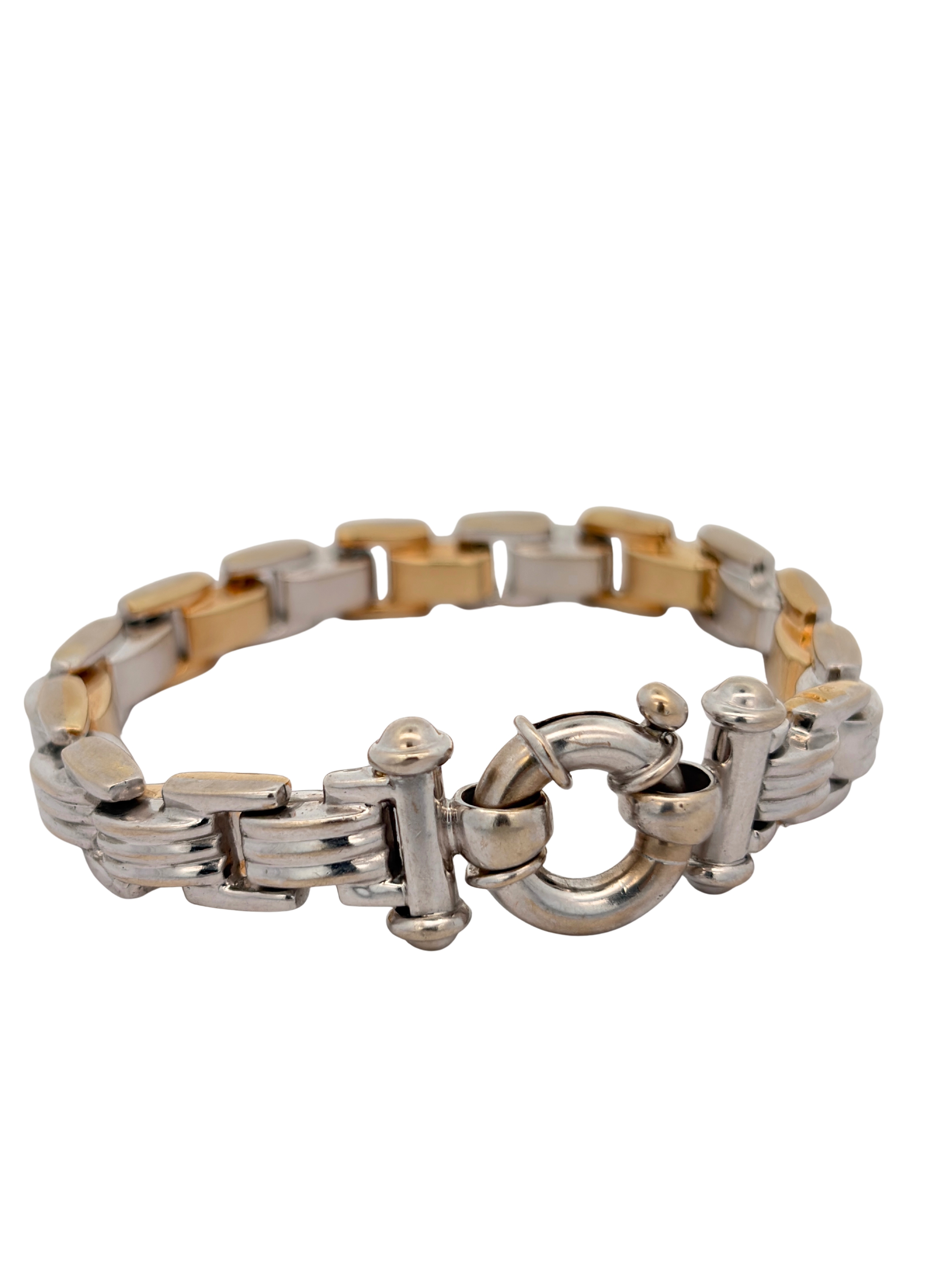 14K Reversible Italian Bracelet