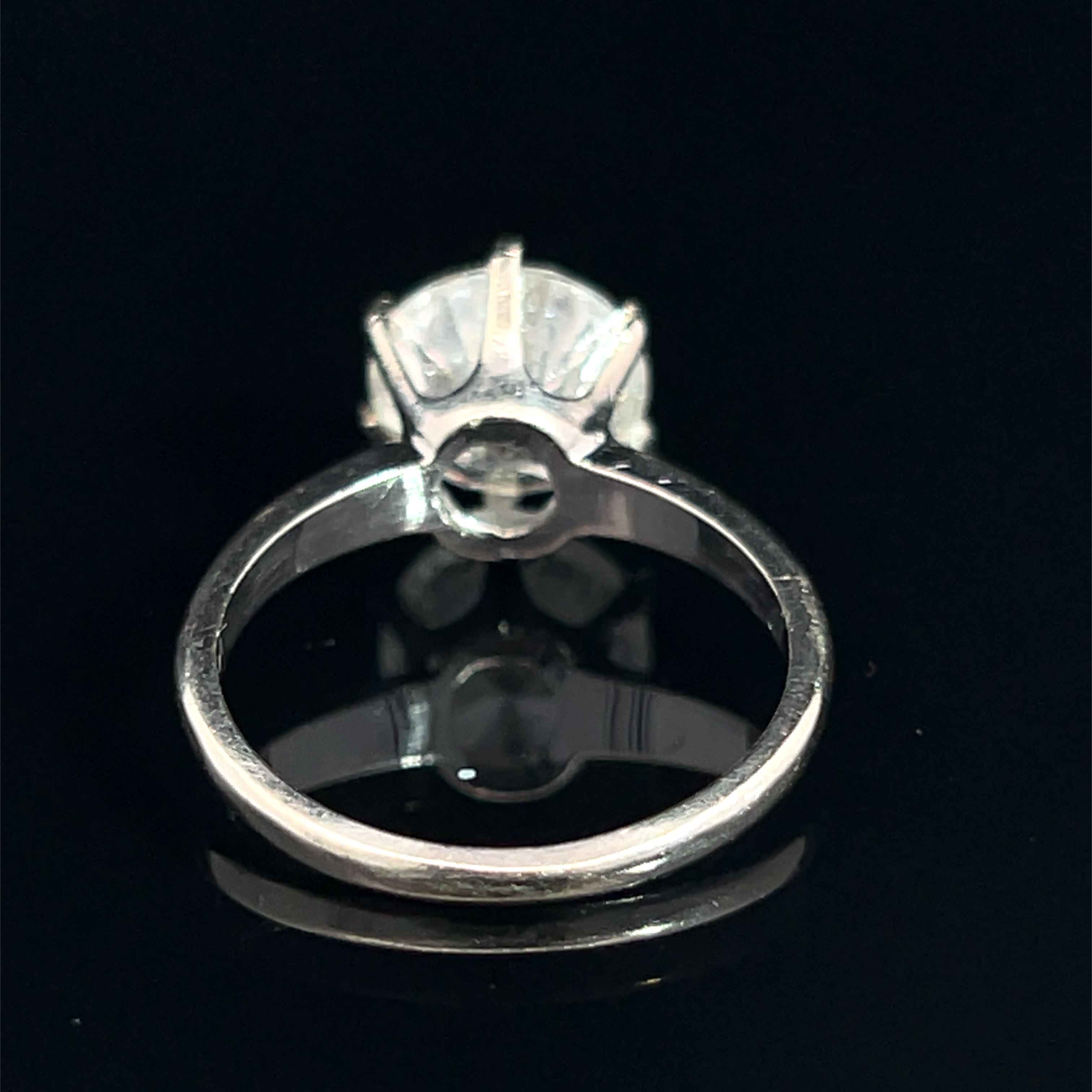 14K 3 Carat Natural Diamond Solitaire Ring