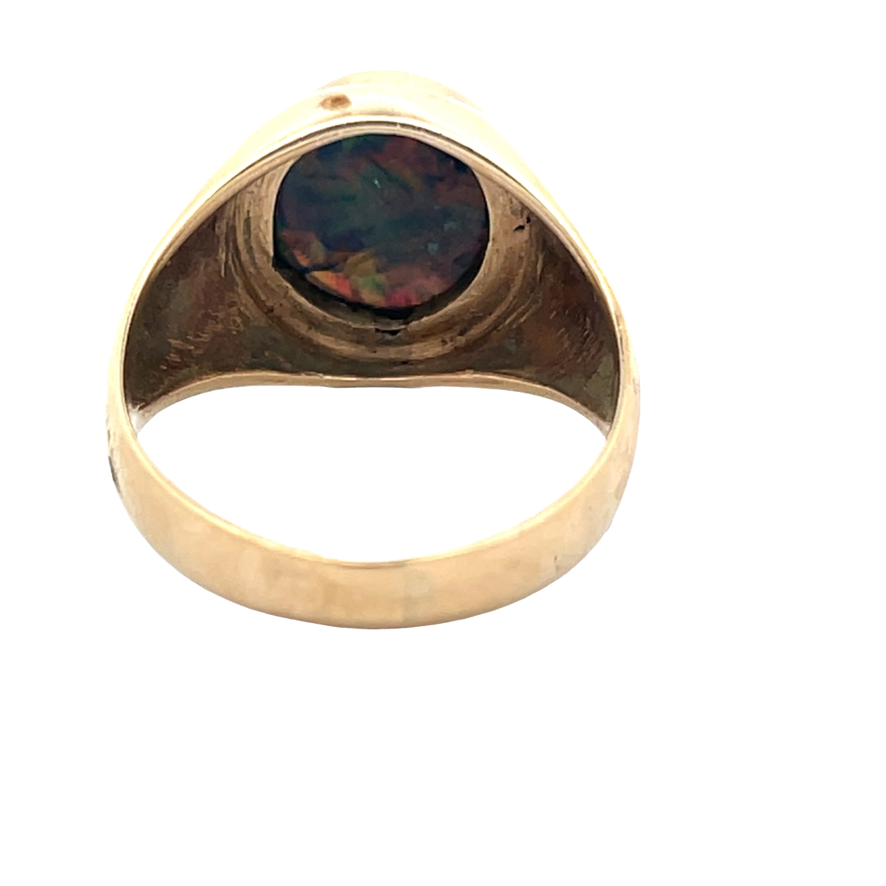 GIA Certified Lab Black Opal Ring