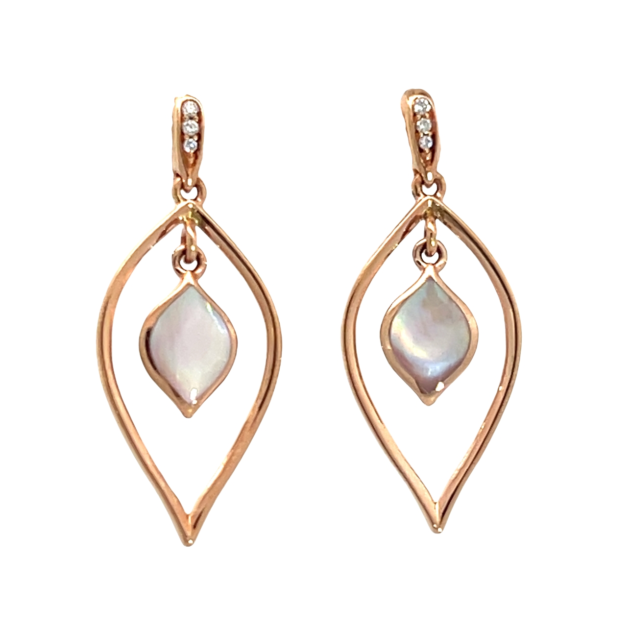 Kabana MOP Diamond Earrings