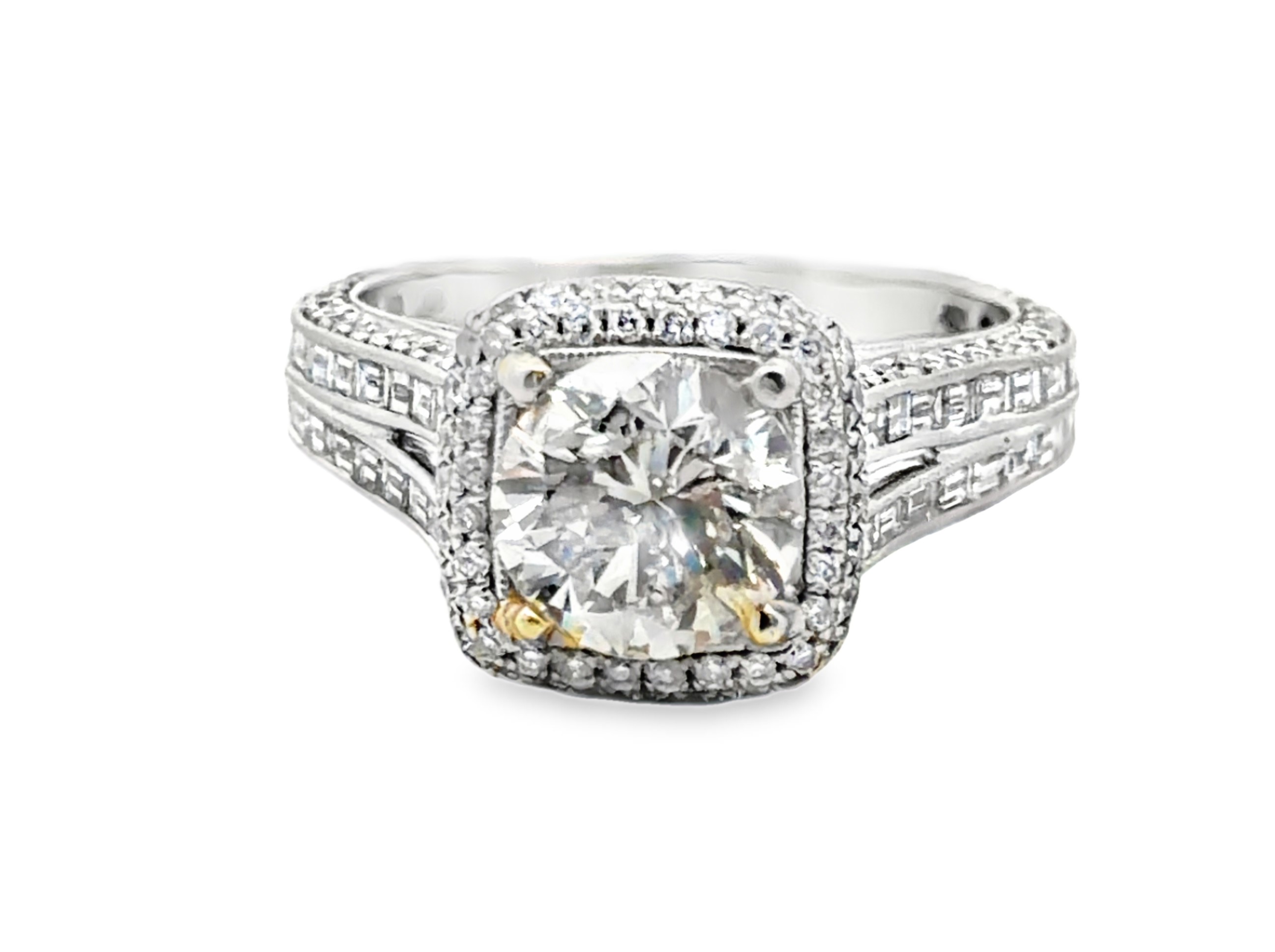 3.43CTW Natural Diamond Engagement Ring
