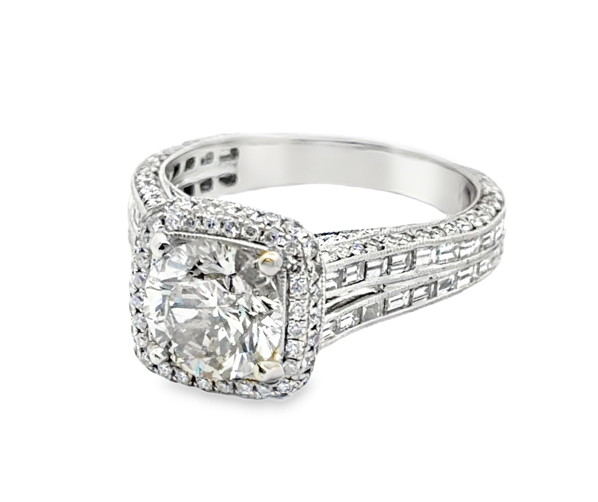3.43CTW Natural Diamond Engagement Ring