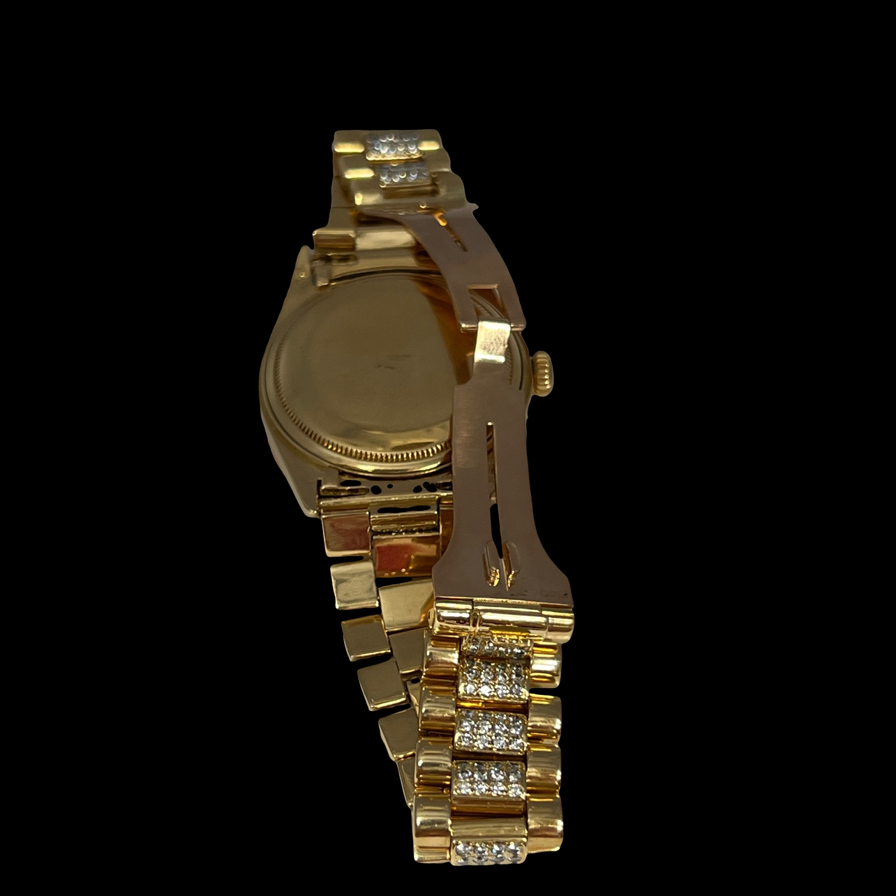 1993 Vintage Mens 18K Presidential Diamond Rolex Model 18038