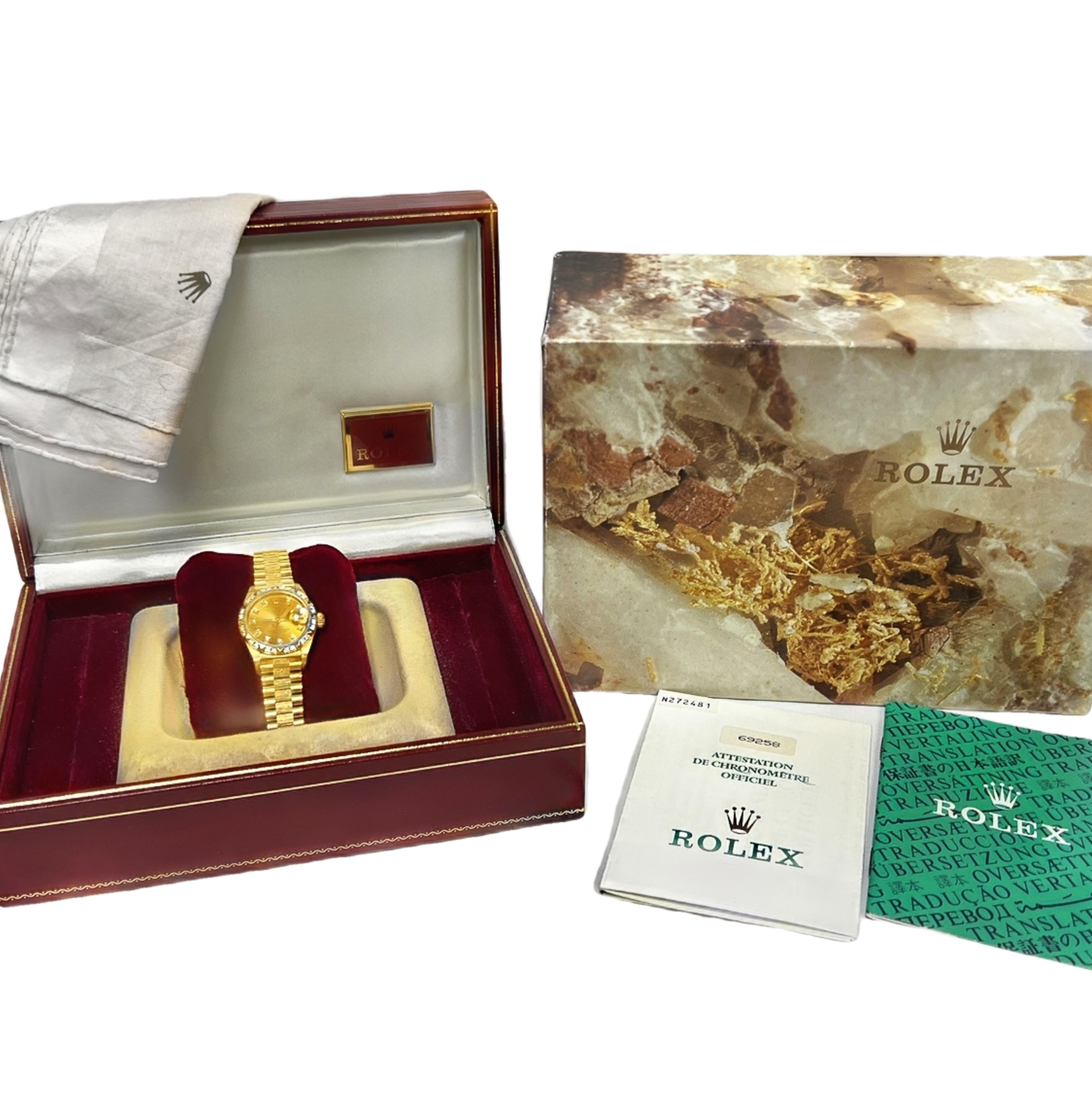 1991 Rolex Diamond Lady President Datejust 69258