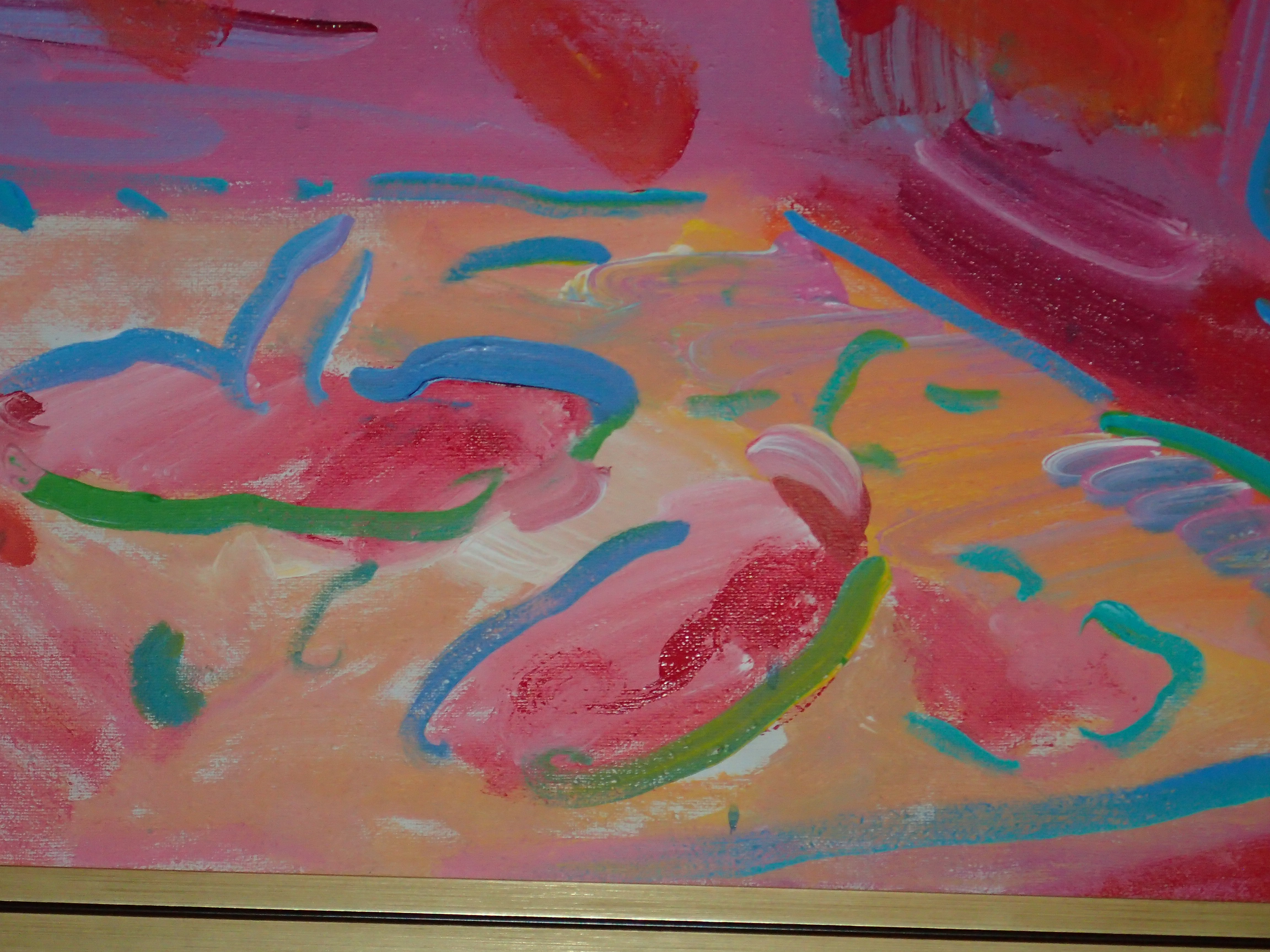 Peter Max Acrylic on canvas Signed