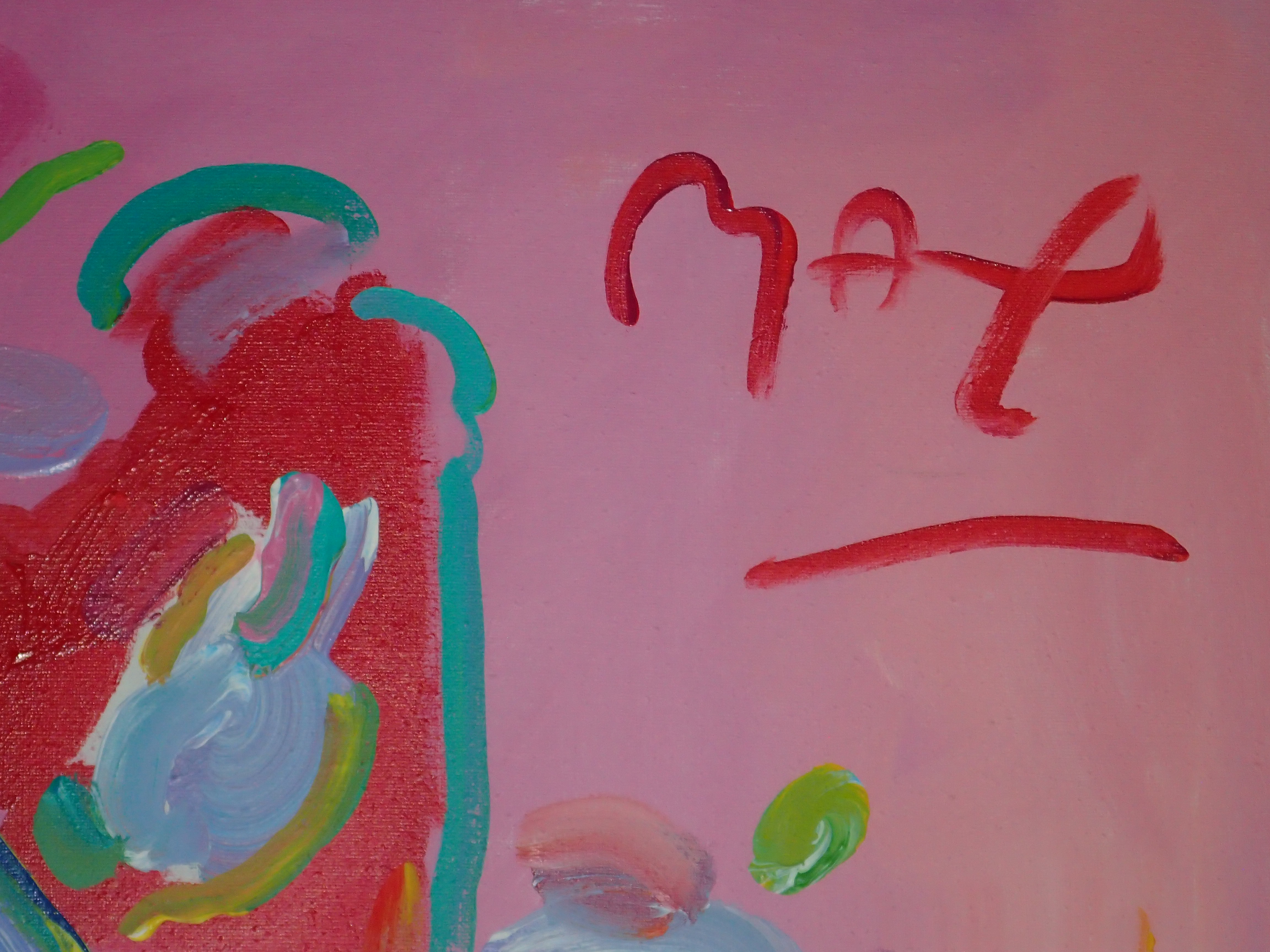 Peter Max Acrylic on canvas Signed