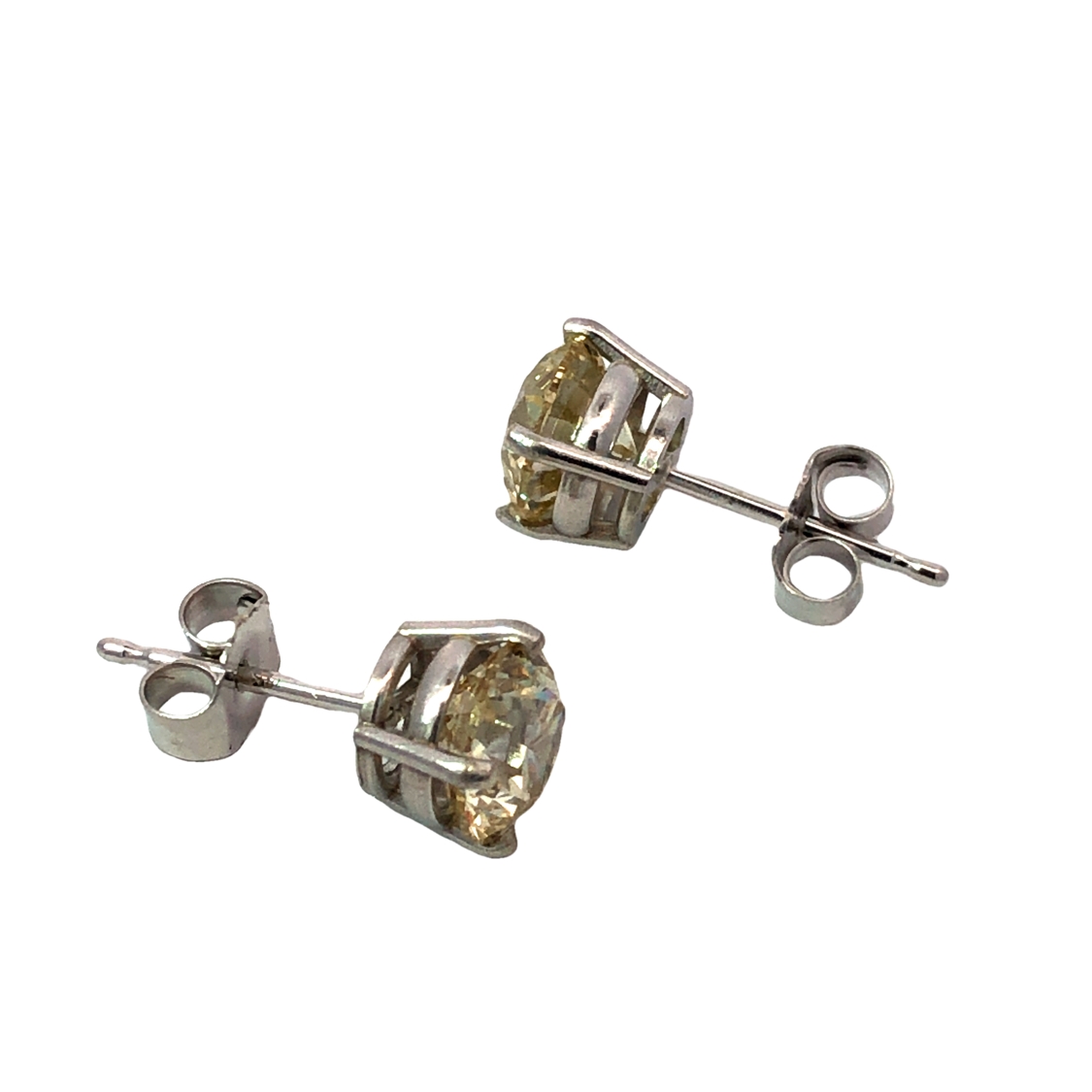 Elegant Natural Diamond Stud Earrings