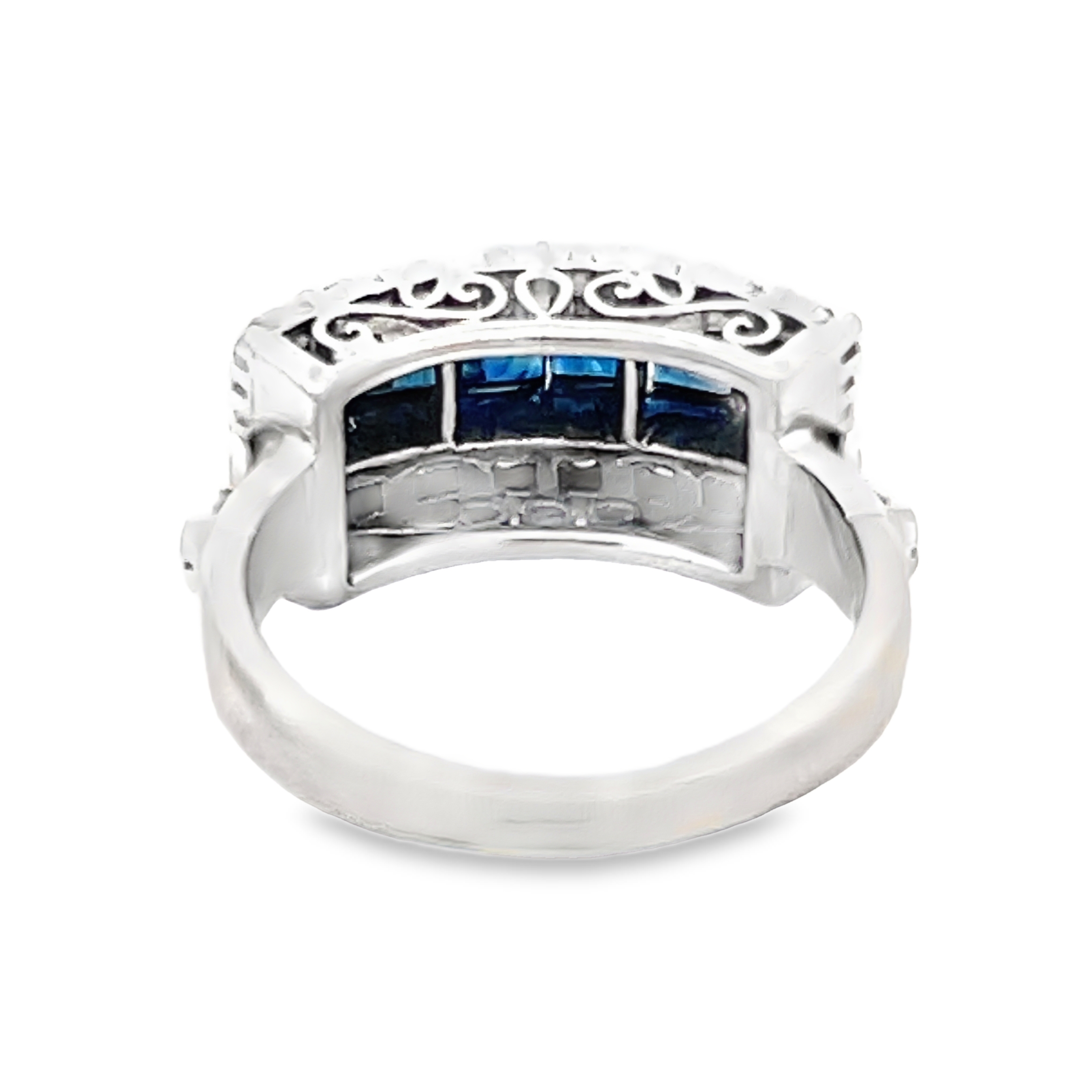 Natural Sapphire & Diamond Ring