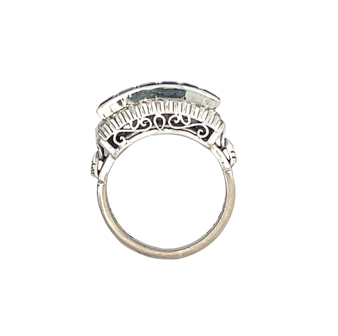 Natural Sapphire & Diamond Ring