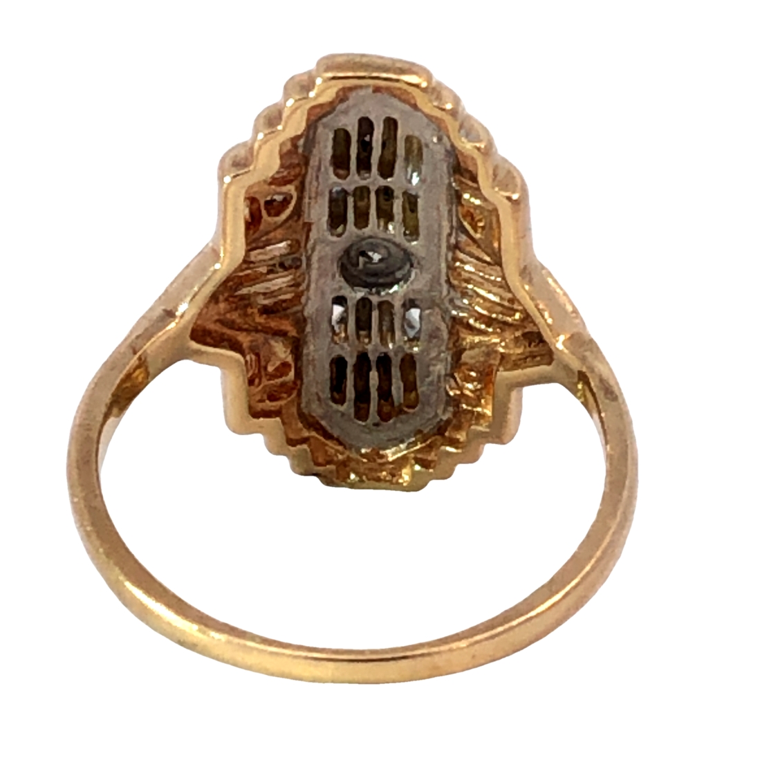 14K 3-Stone Ring