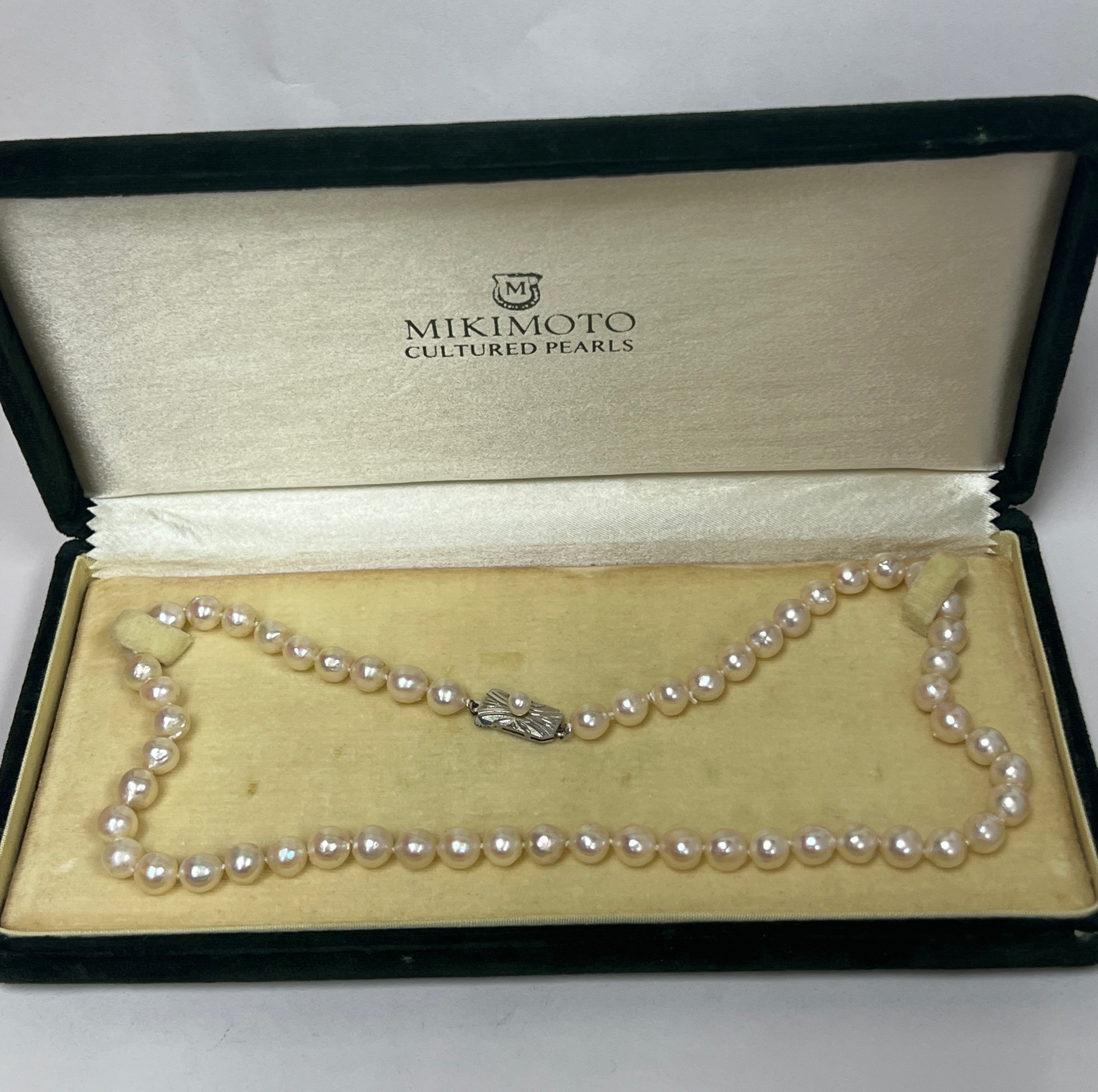 17" MIKIMOTO 7mm Pearl Necklace
