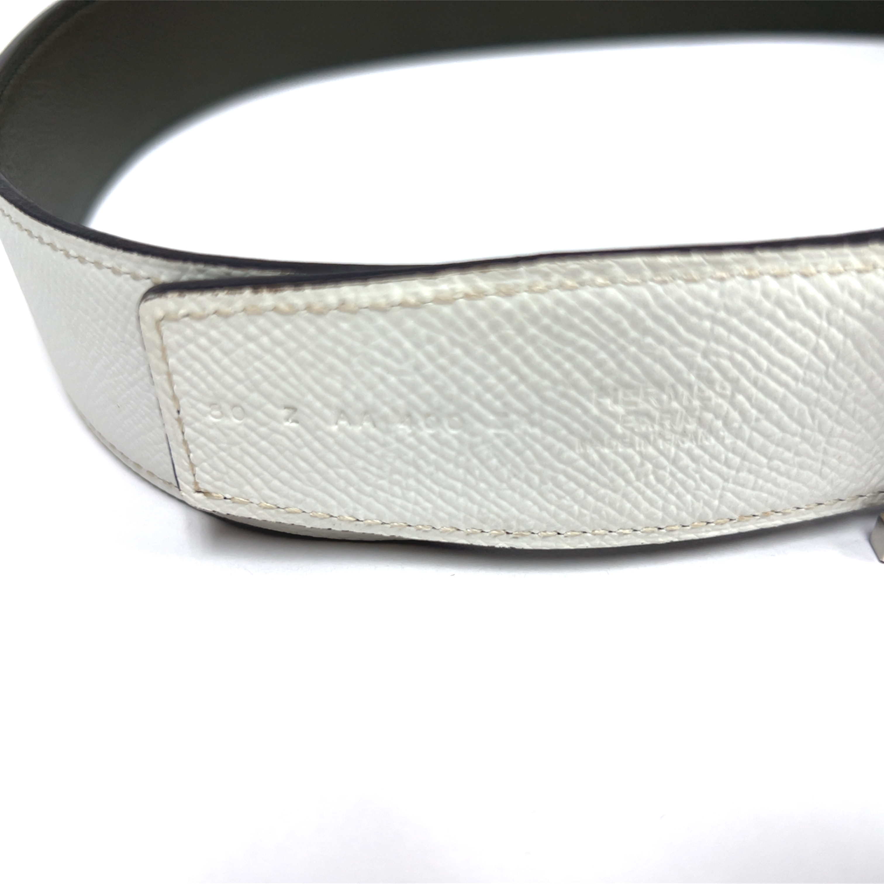 Hermes H Martelee Buckle & Reversible Leather Strap