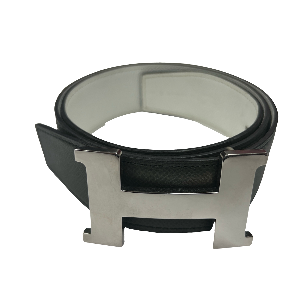 Hermes H Martelee Buckle & Reversible Leather Strap