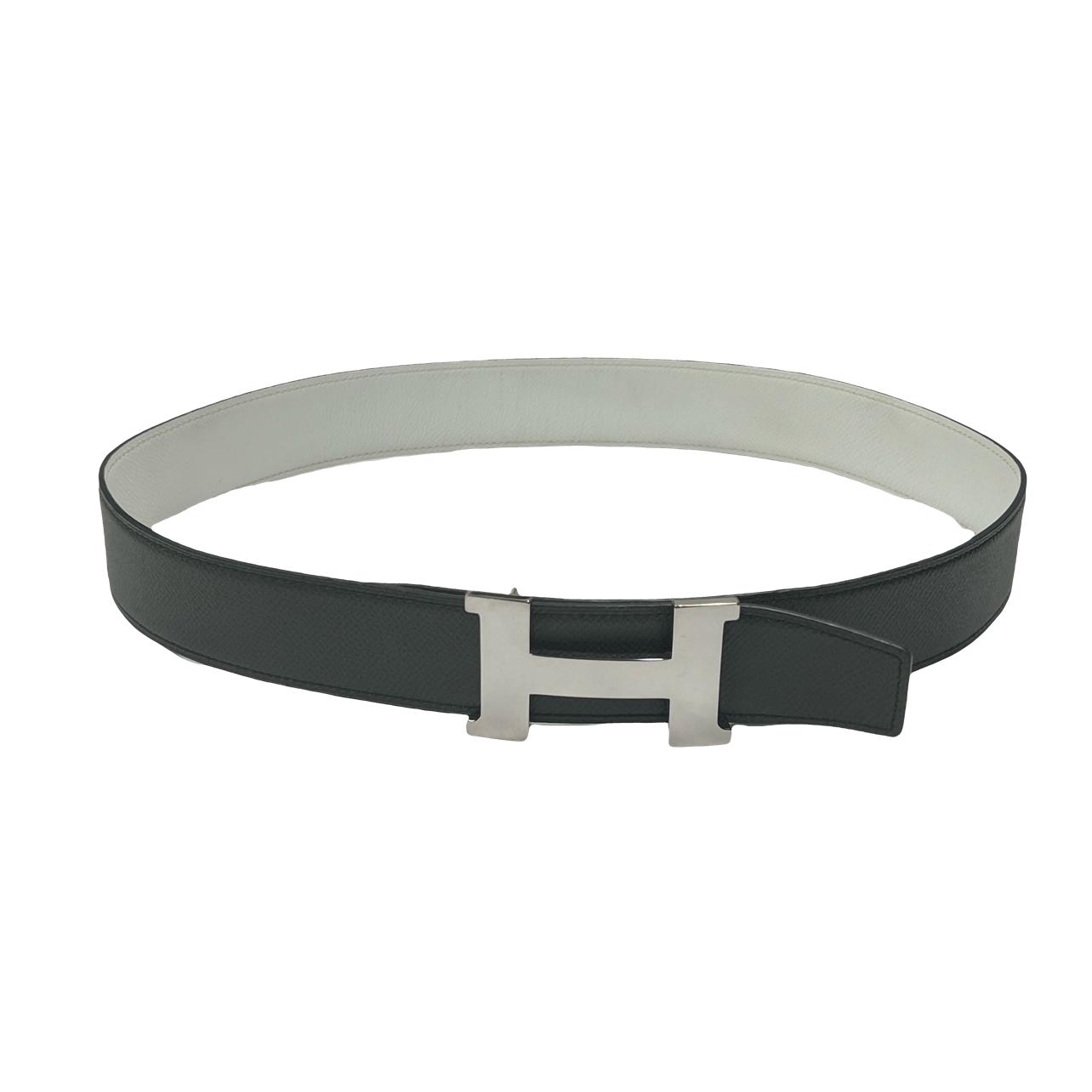 Hermes H Martelee Buckle & Reversible Leather Strap