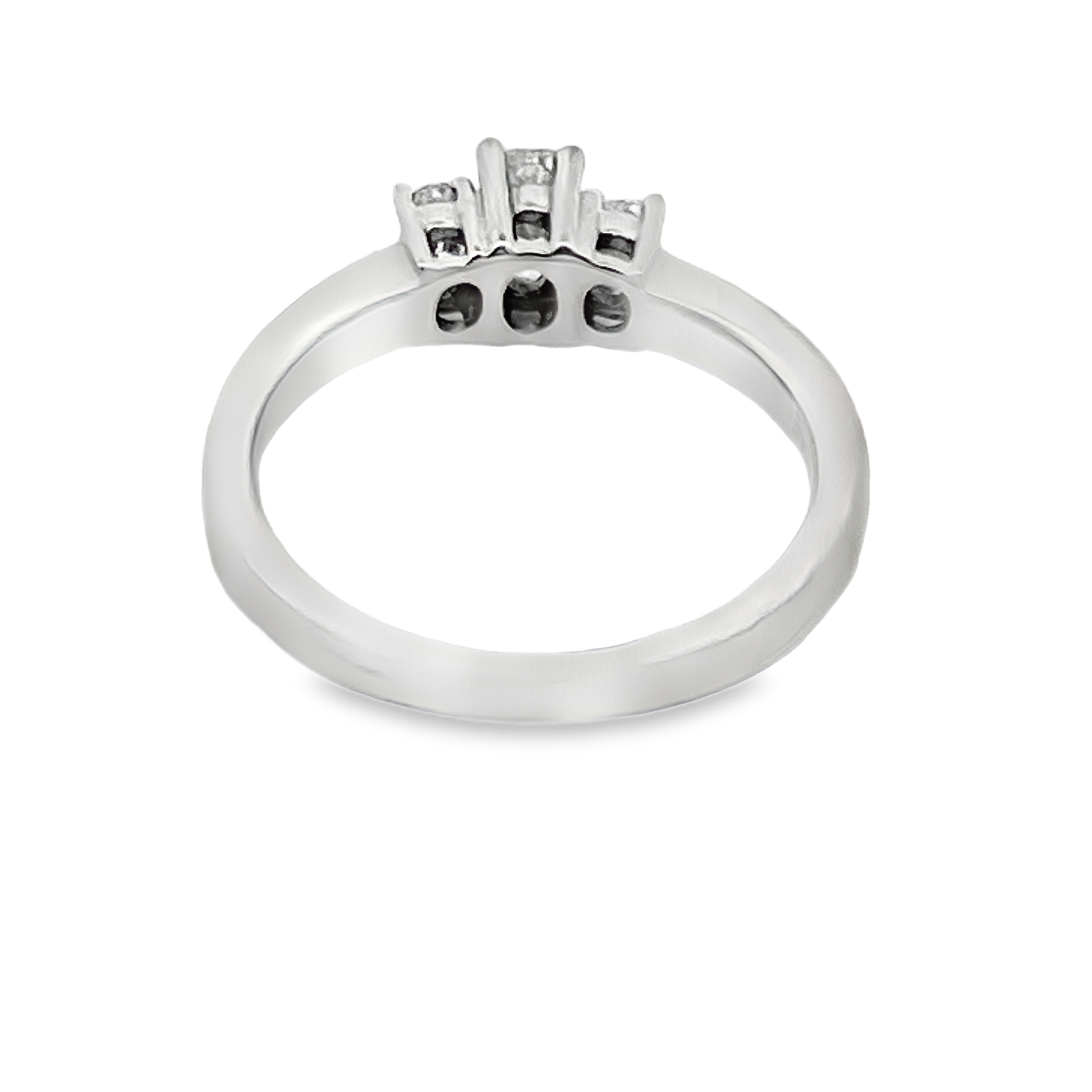 3 Stone Natural Diamond Ring