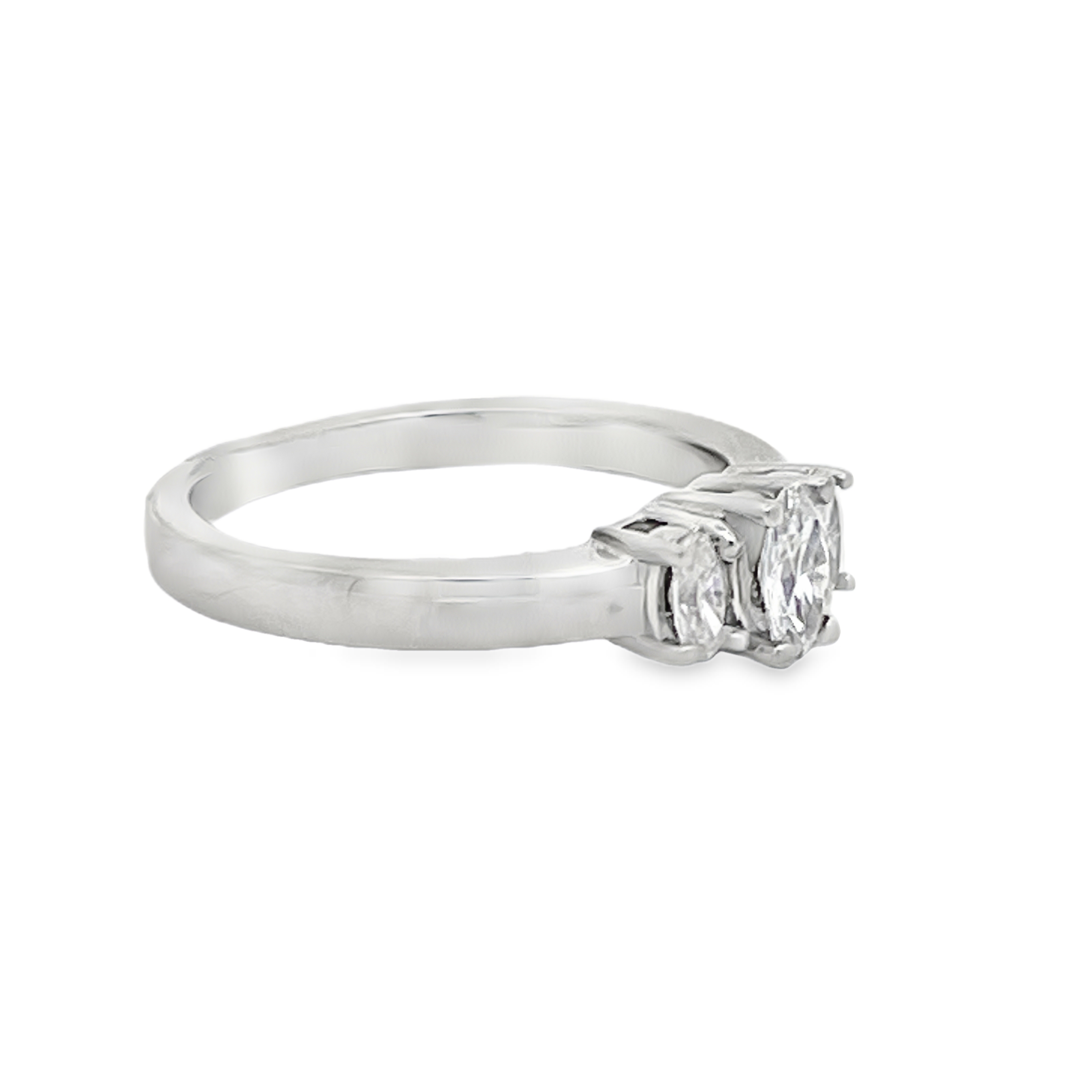 3 Stone Natural Diamond Ring