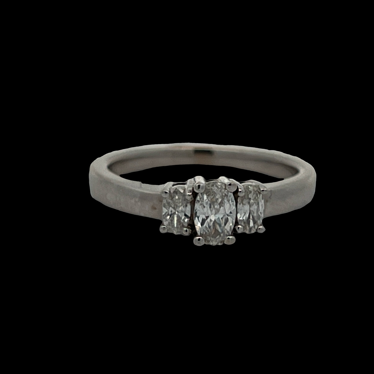 3 Stone Natural Diamond Ring