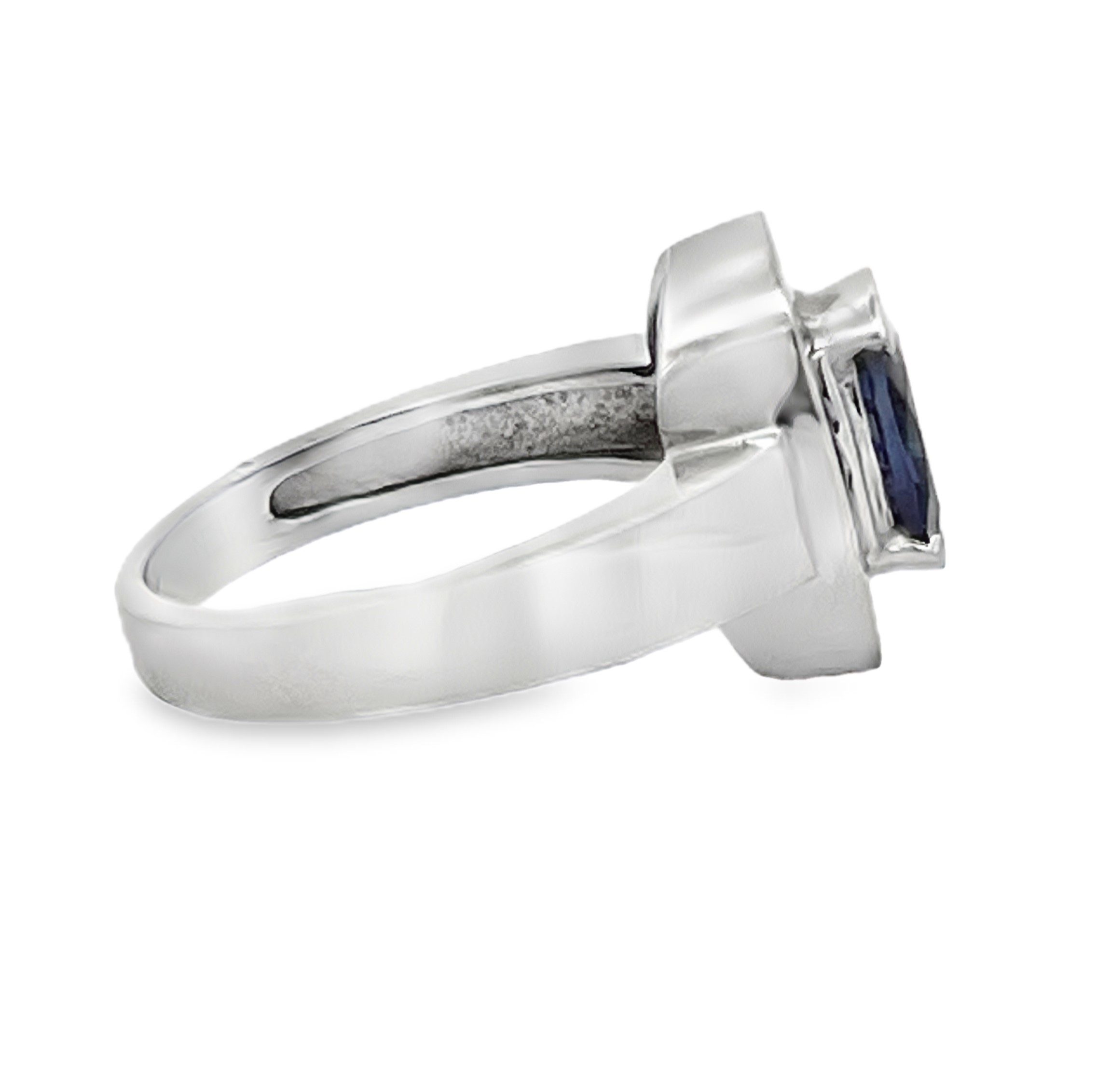 Natural Tanzanite & Diamond Ring