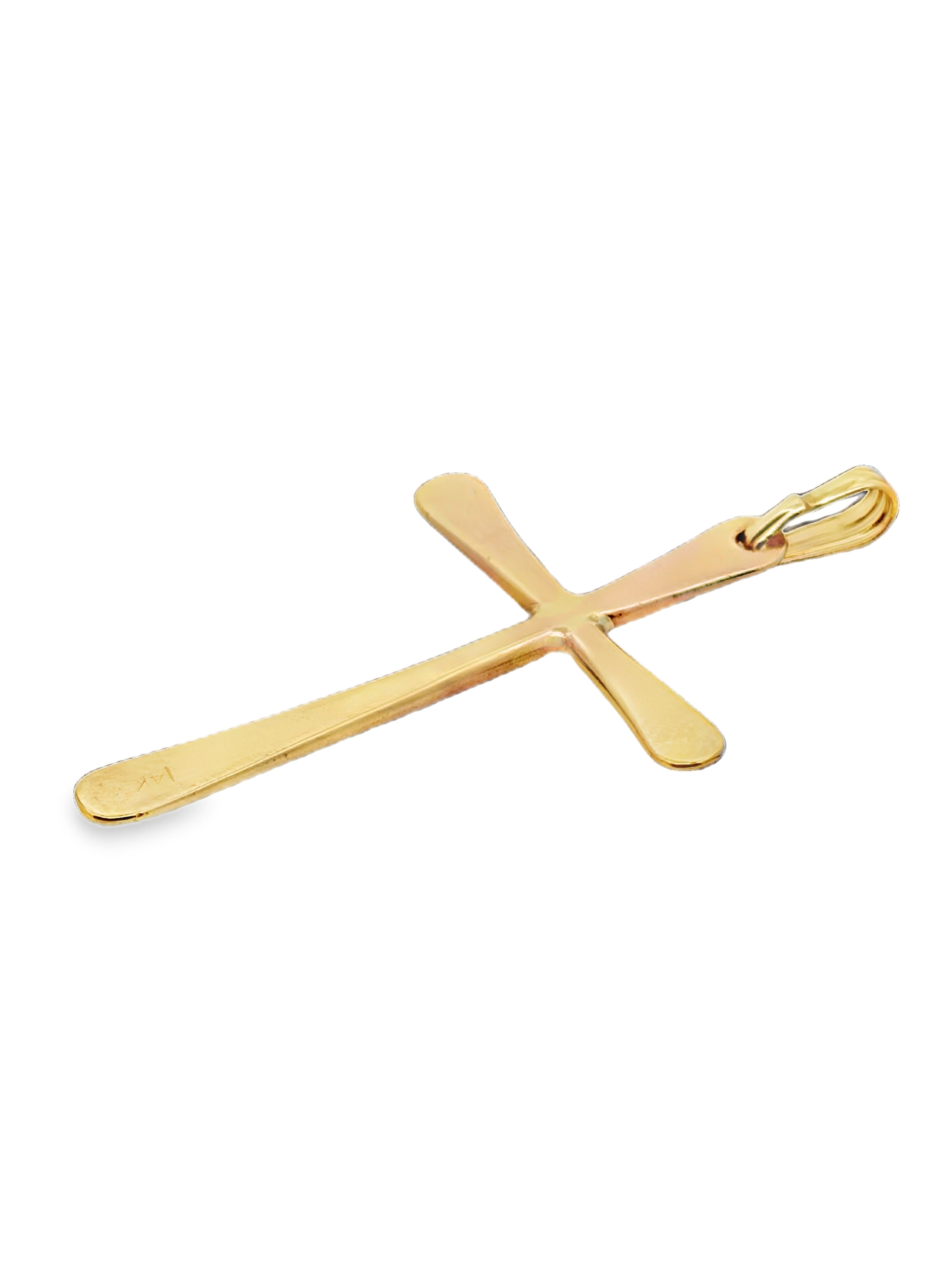 1 3/4" Cross Pendant 14K Gold