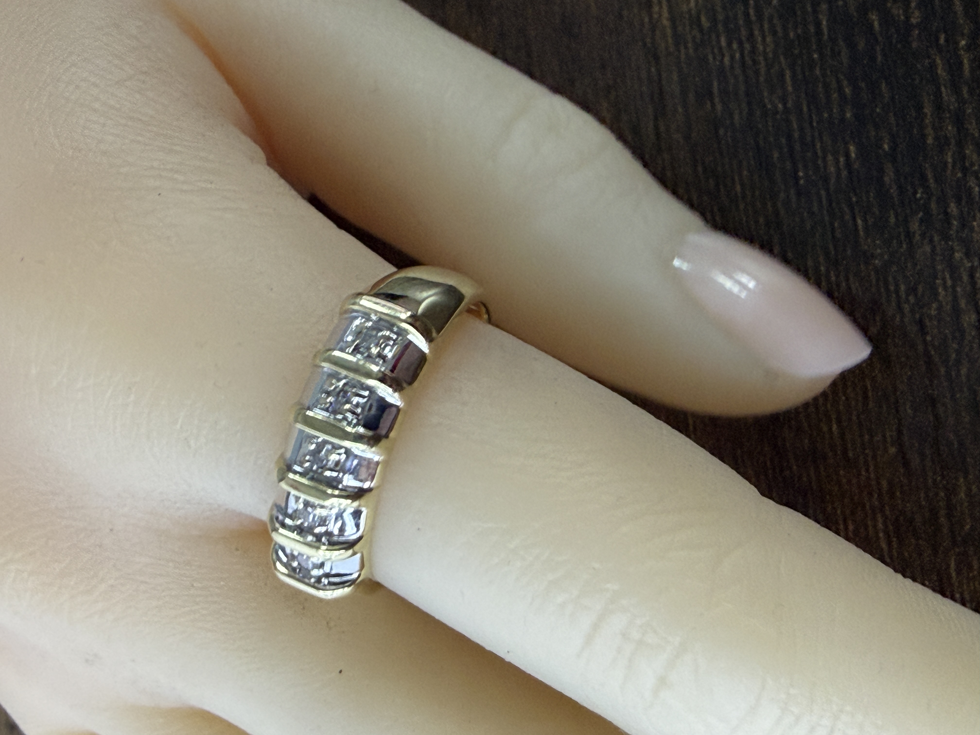 14K Diamond Anniversary Band