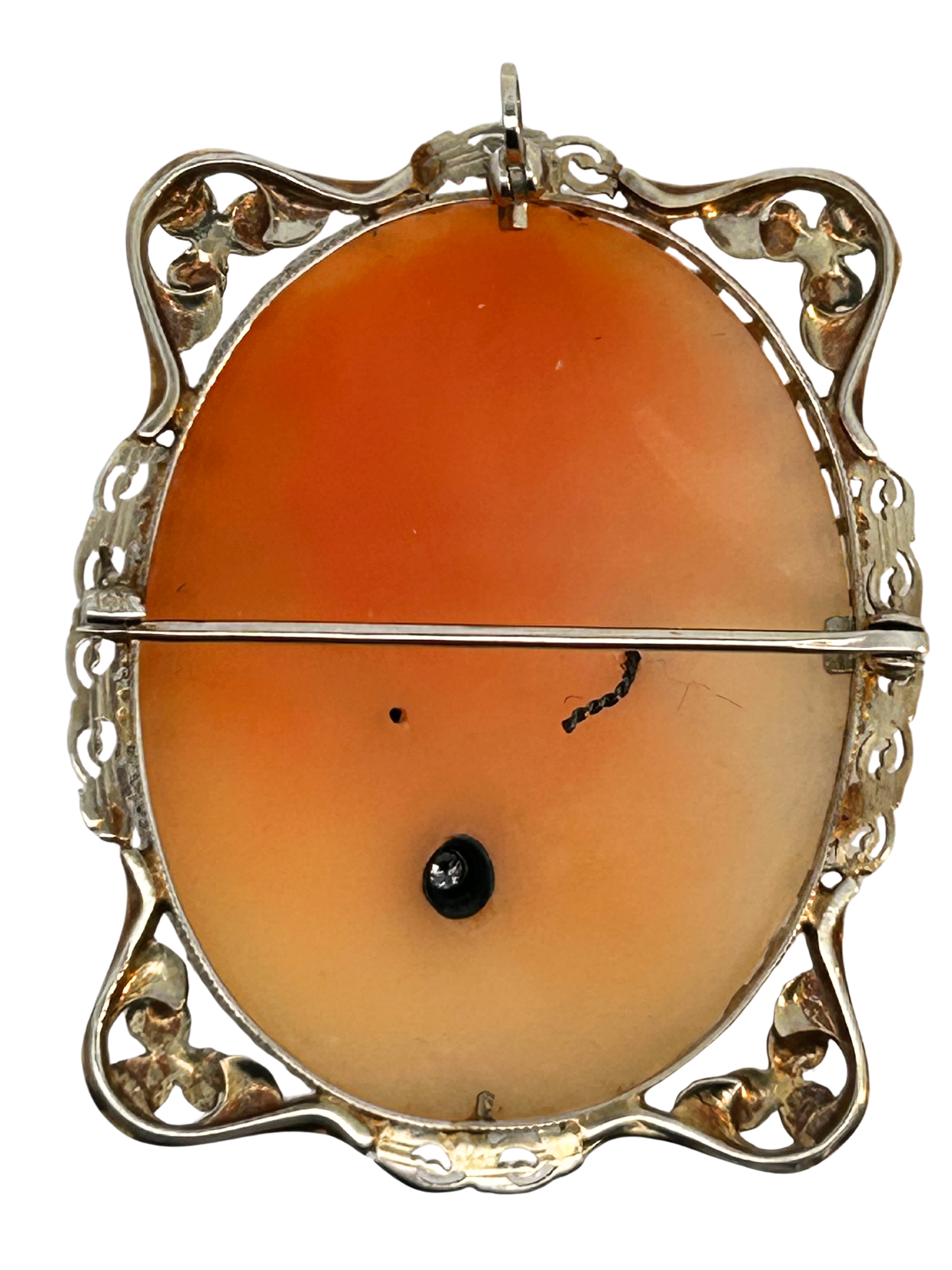 14K Cameo Brooch / Pendant