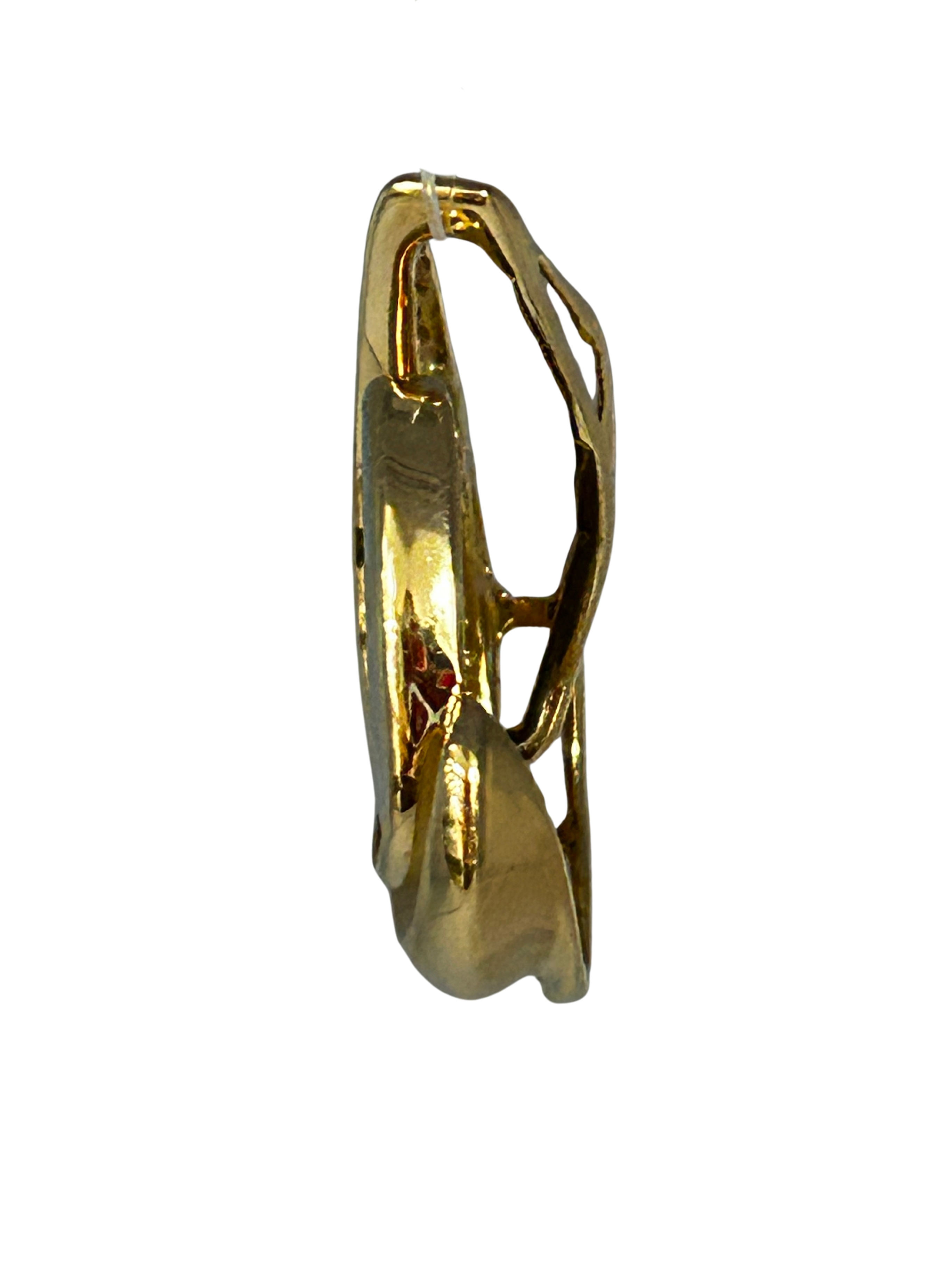 14K Opal Freeform Pendant