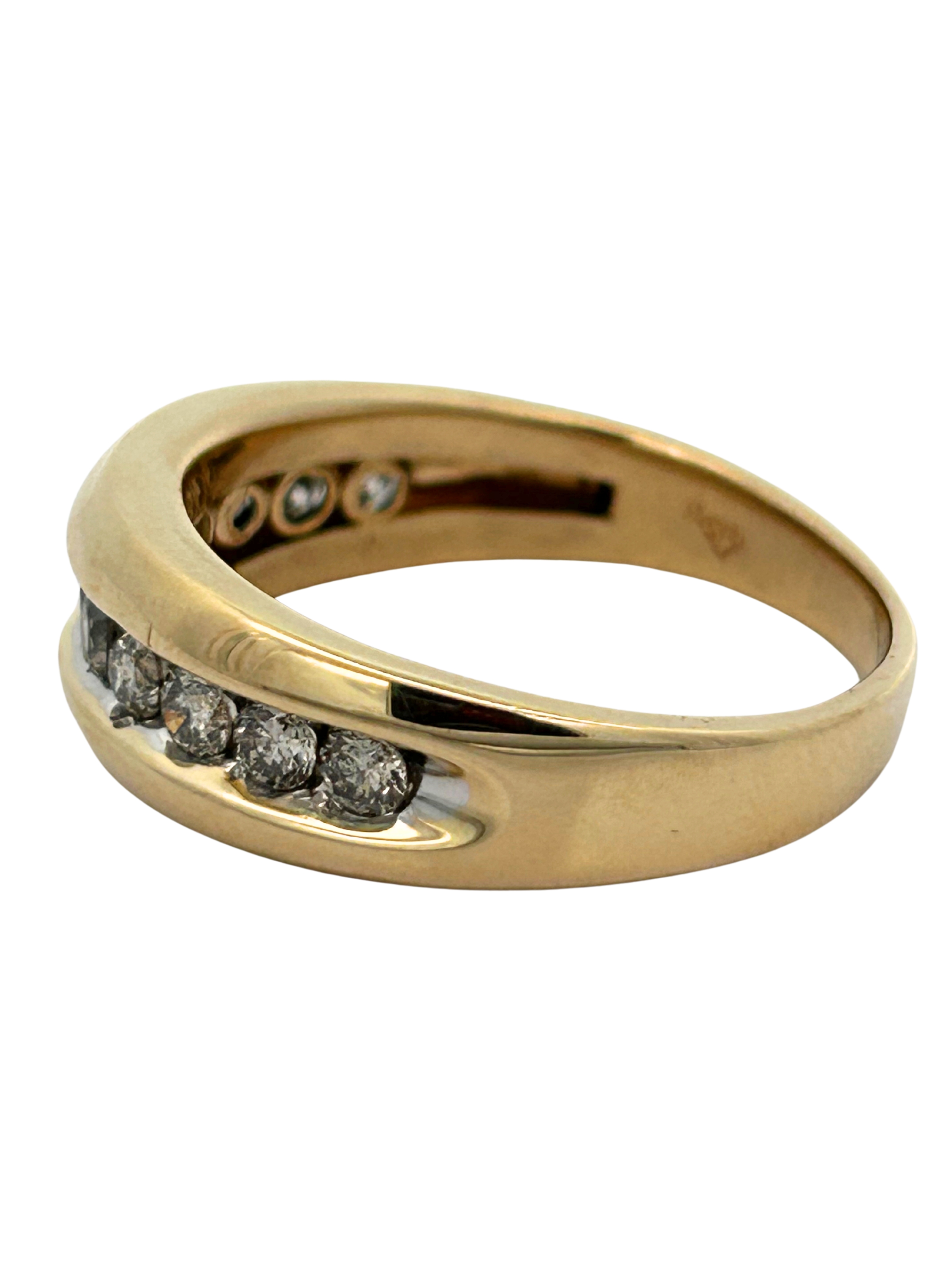 Mens Diamond Band Ring