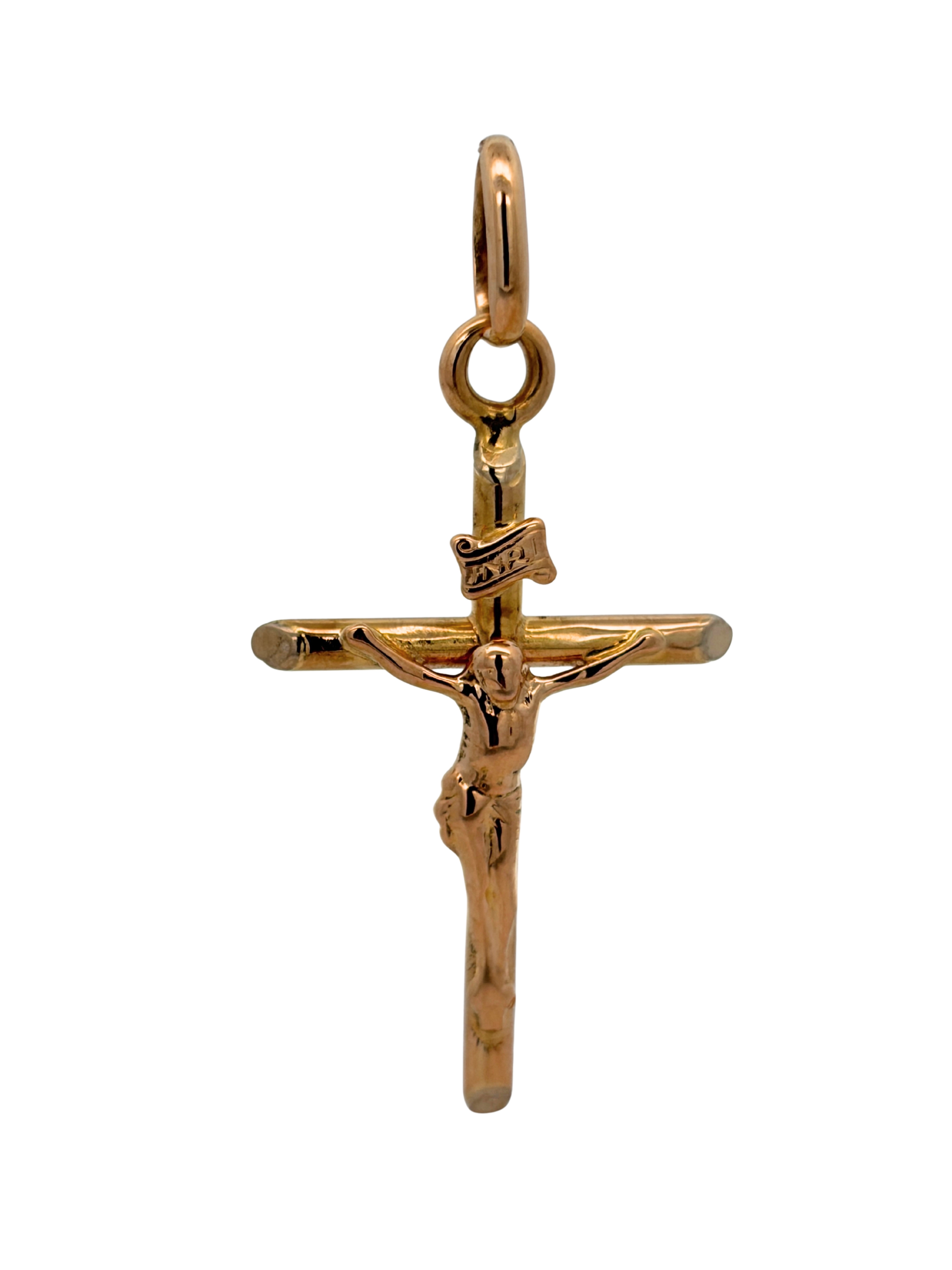 18K Crucifix pendant